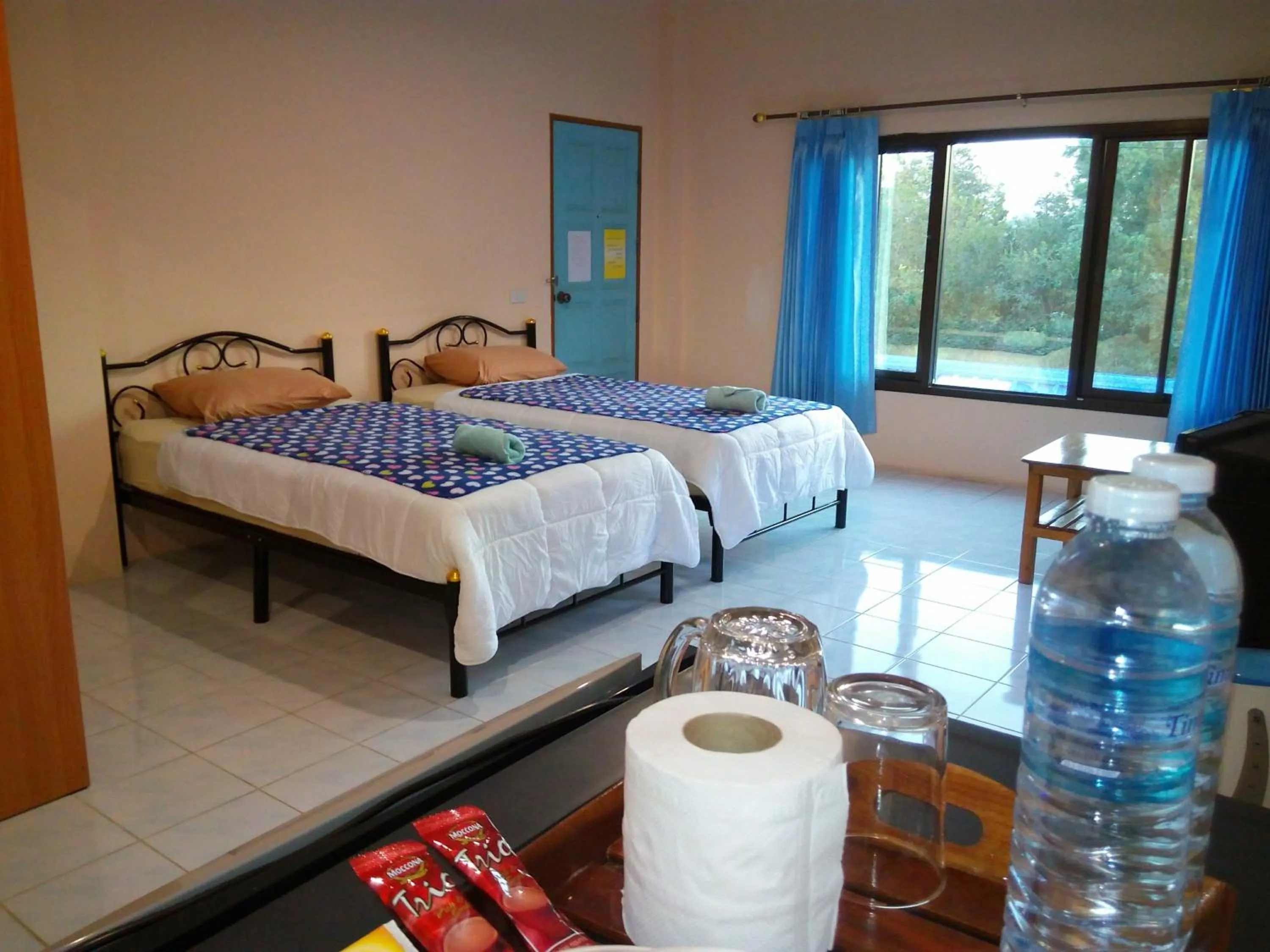 Bed in Peace Pool Resort