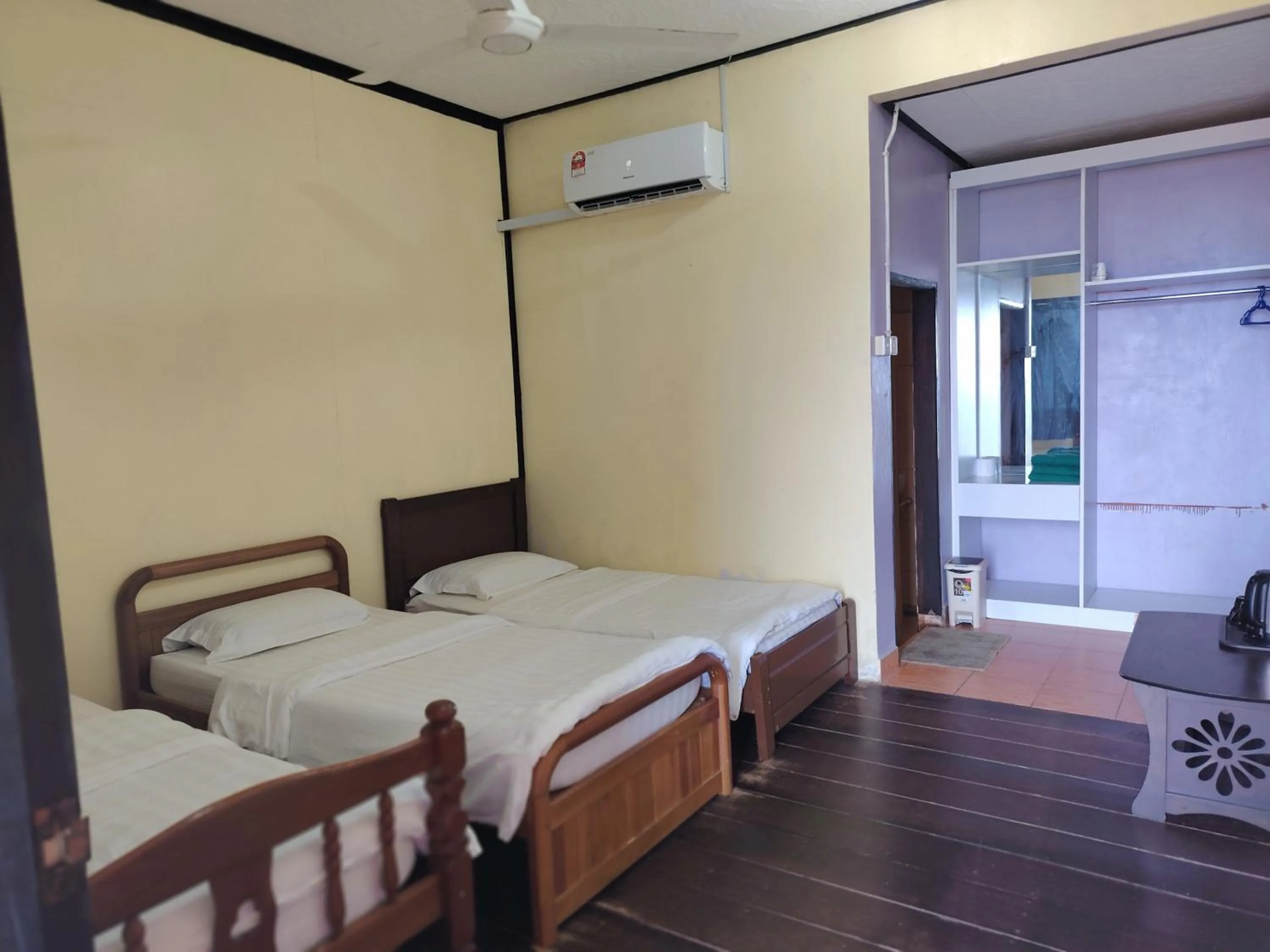 Bed in Restu Chalet Tioman