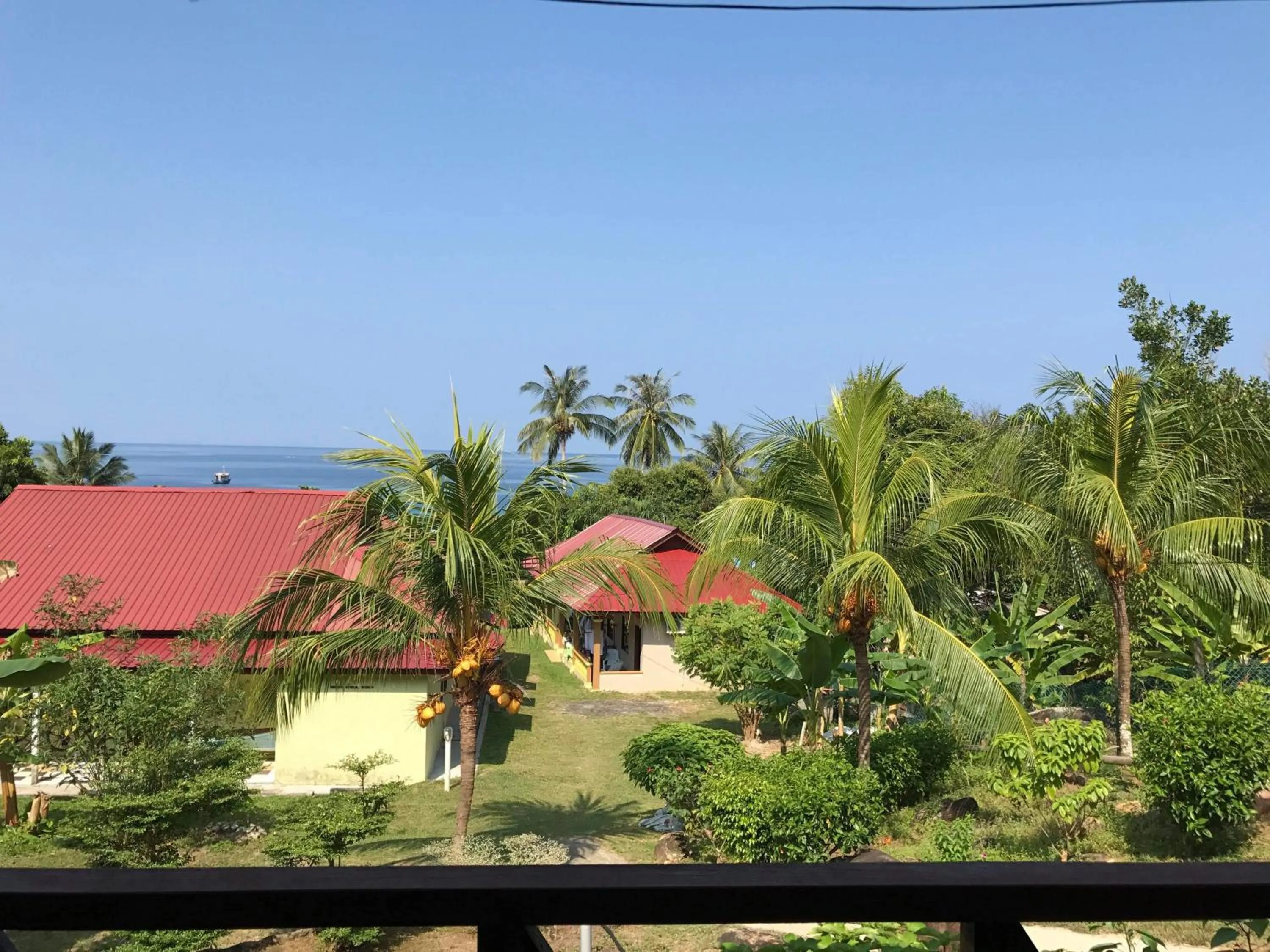 Garden view in Restu Chalet Tioman