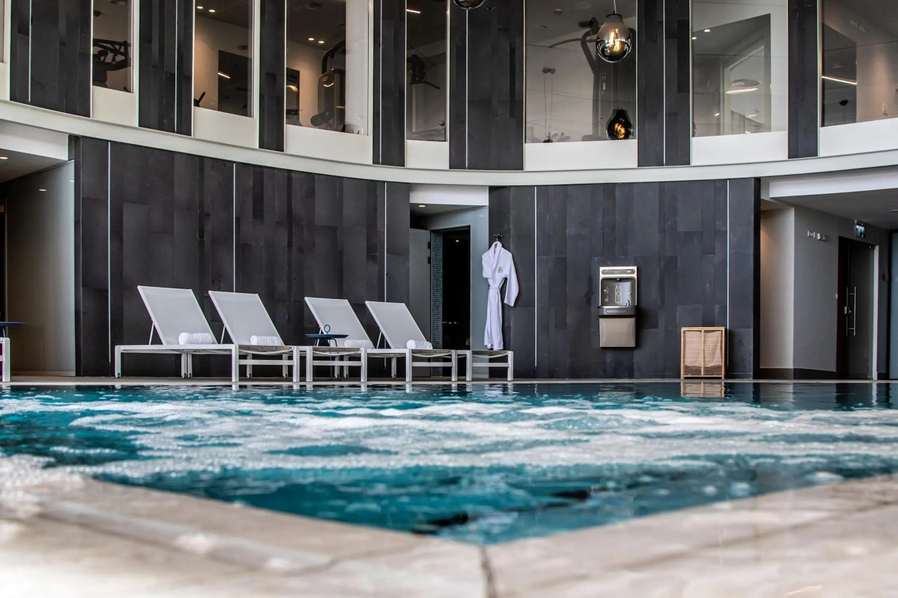 Pool view in Golden Crown Hotel