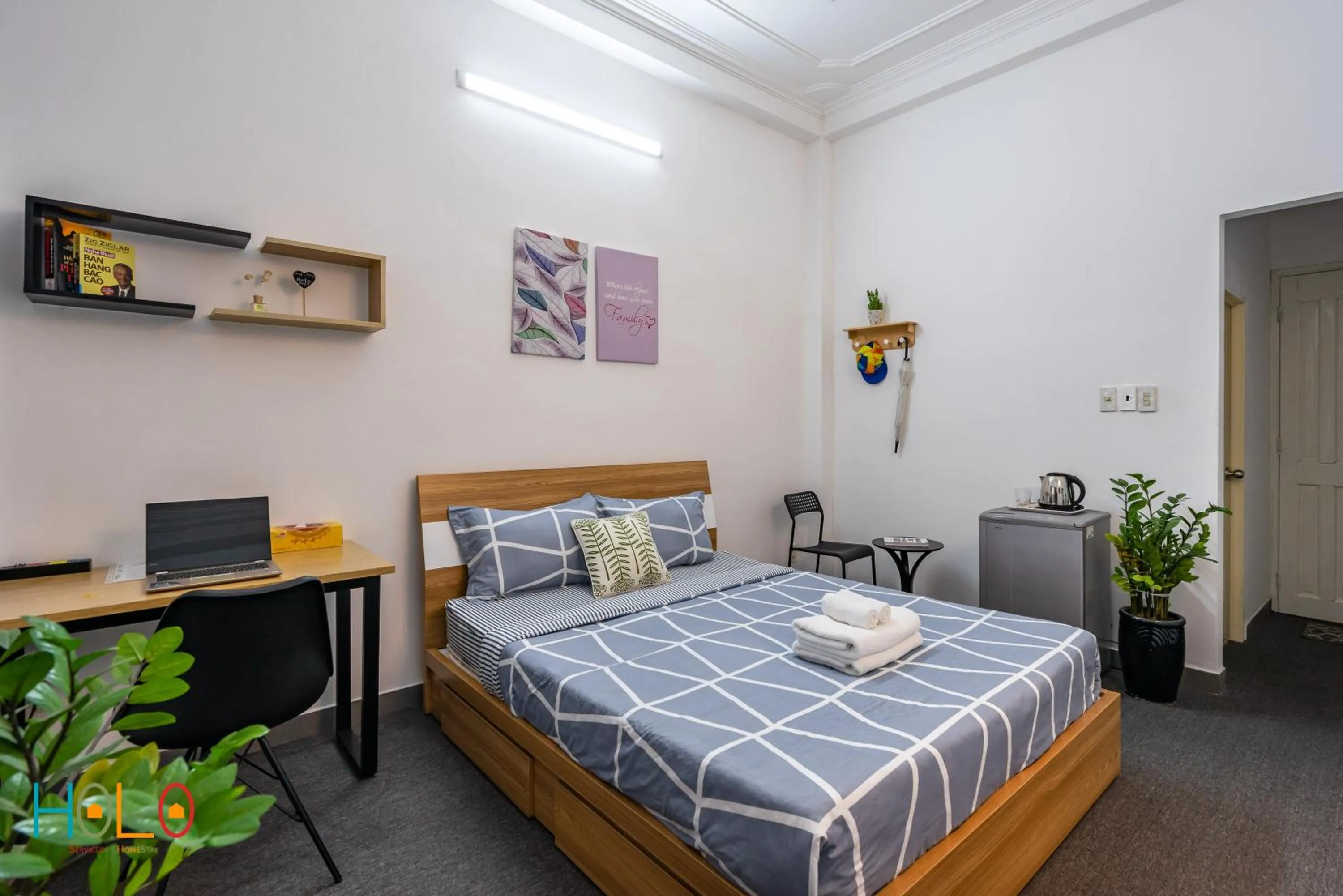 Bed in HoLo Fairy House Saigon - Serviced Homestay