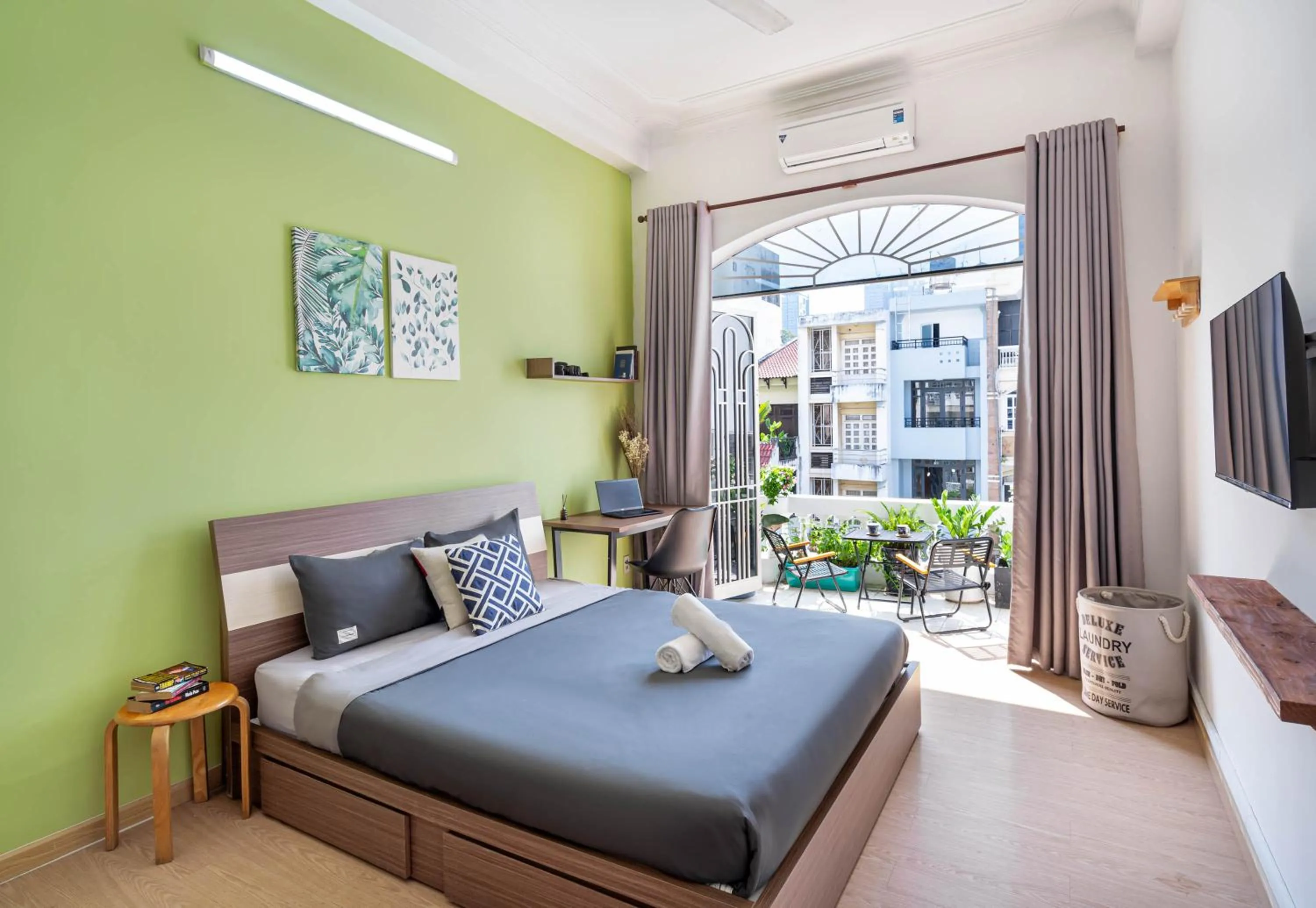 Bed in HoLo Fairy House Saigon - Serviced Homestay