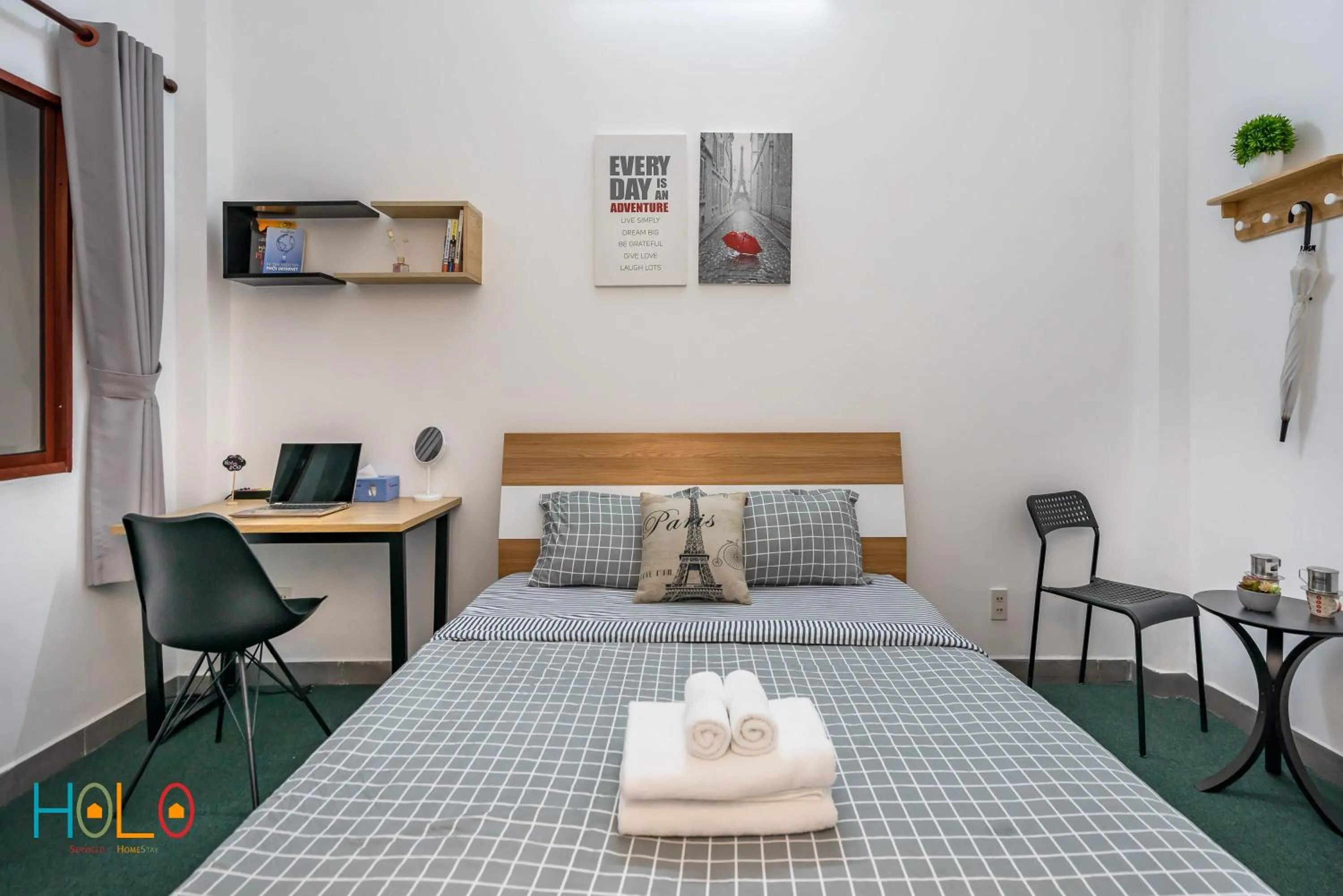 Bed in HoLo Fairy House Saigon - Serviced Homestay