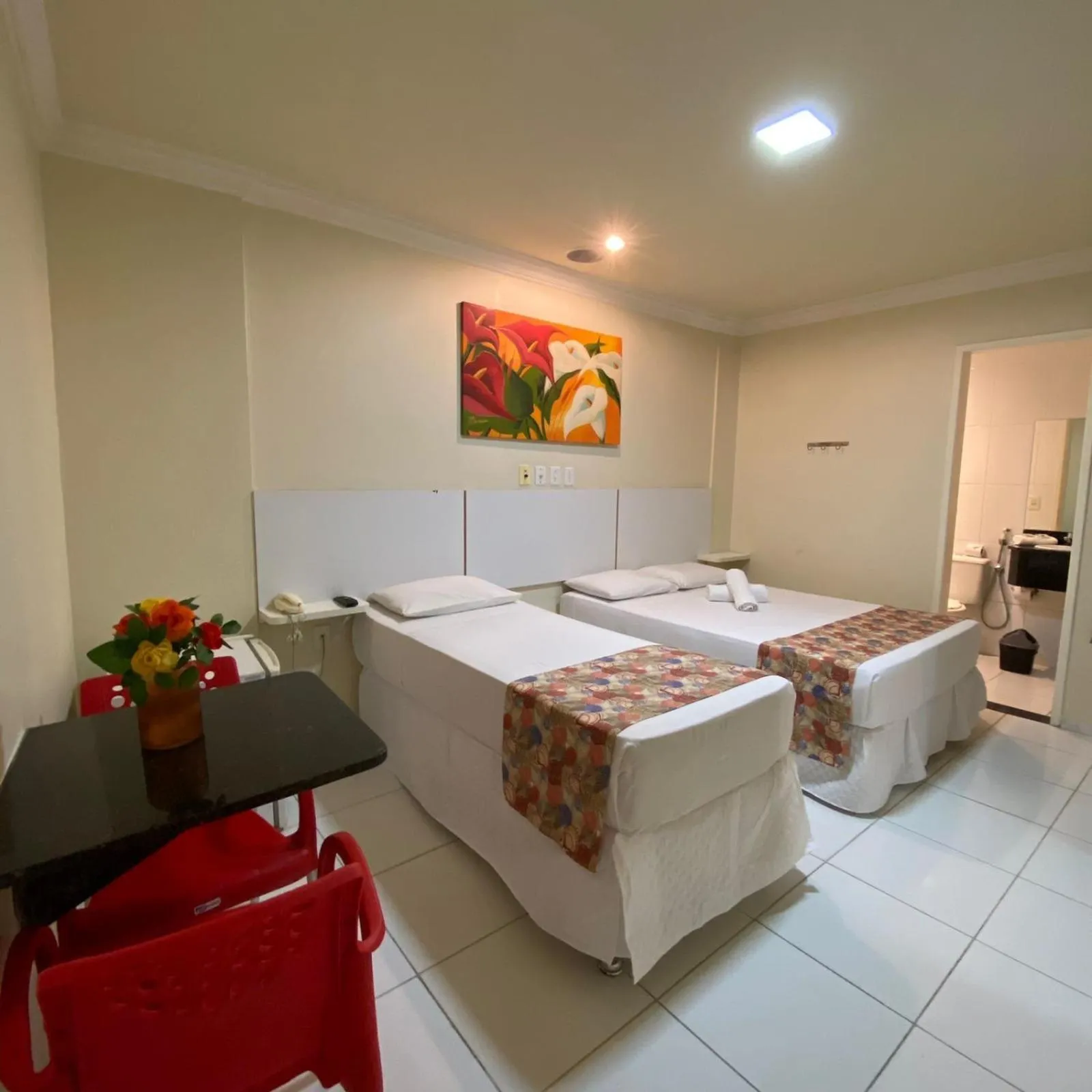 Bed in Hotel Monte Rei