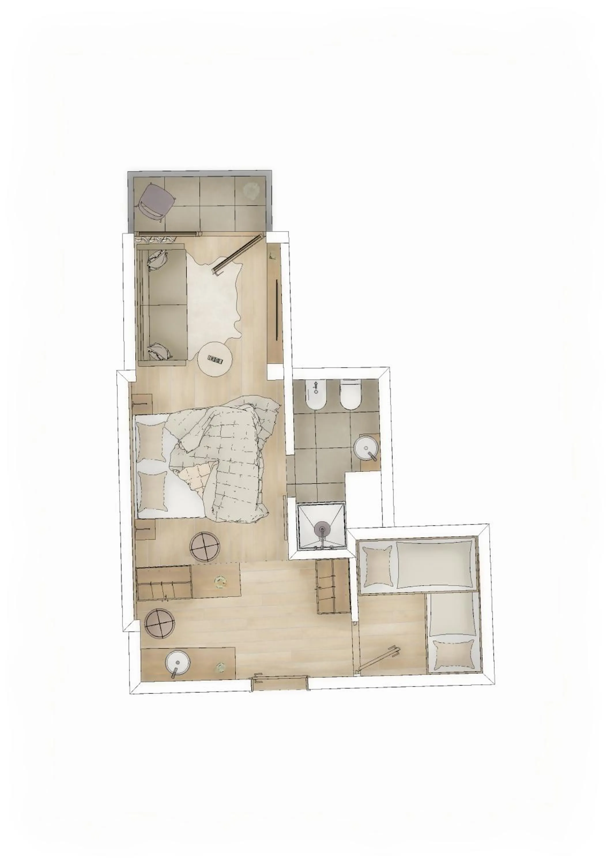 Photo of the whole room in Hotel Lener