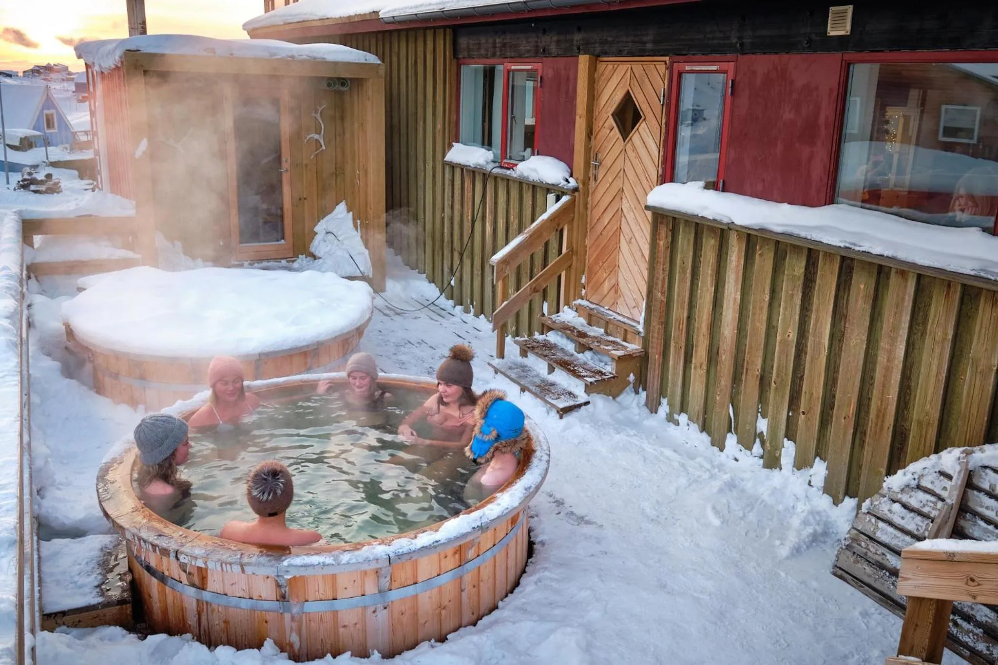 Hot Tub in Hotel Sisimiut & Tours
