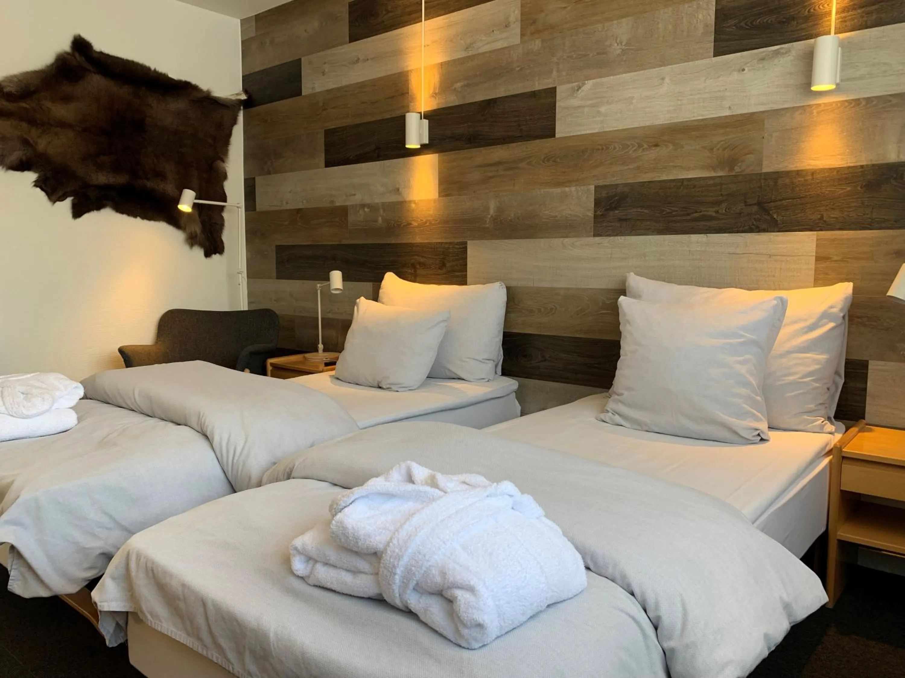 Photo of the whole room, Bed in Hotel Sisimiut & Tours