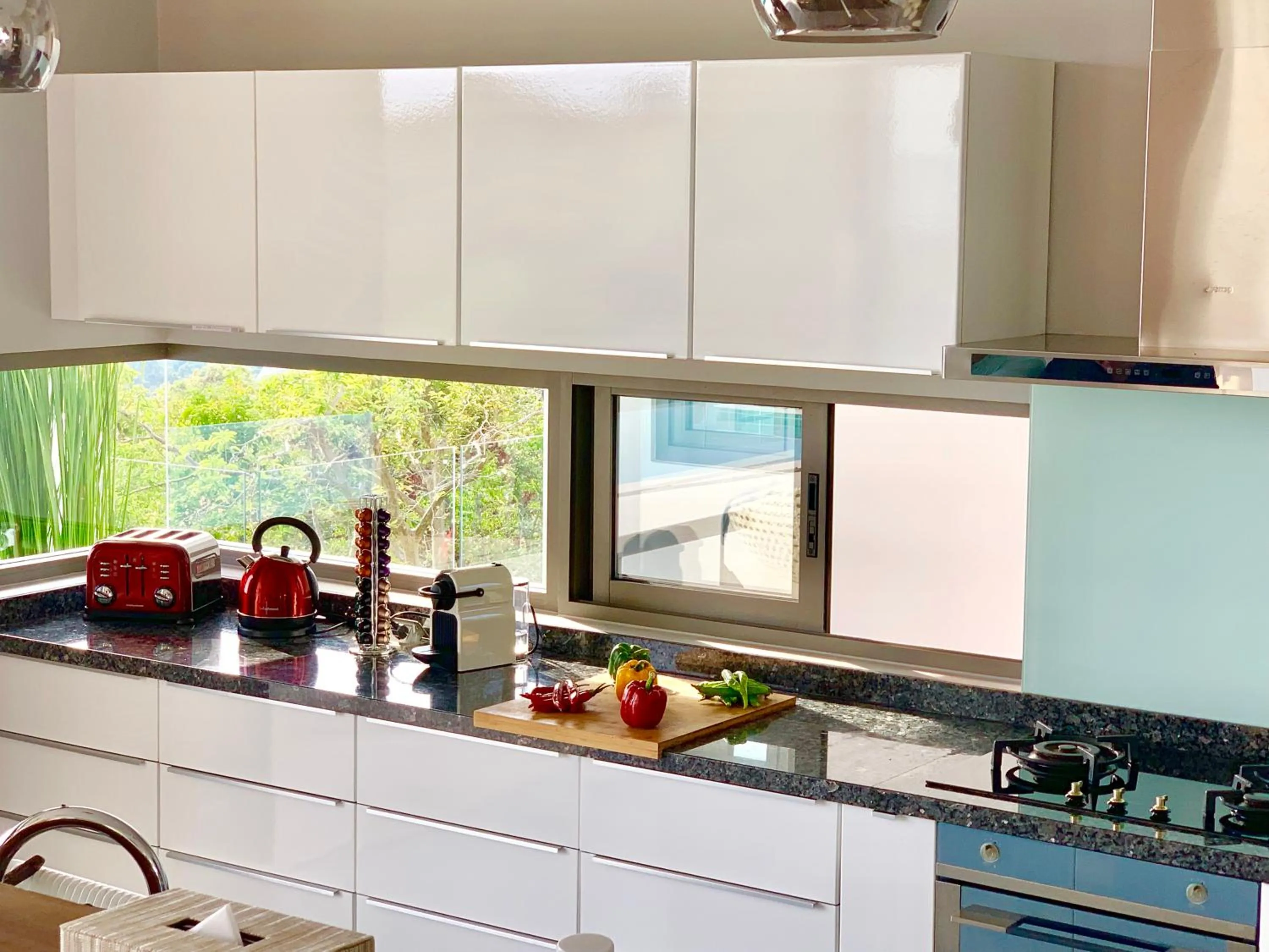 Kitchen or kitchenette in Villa Bella