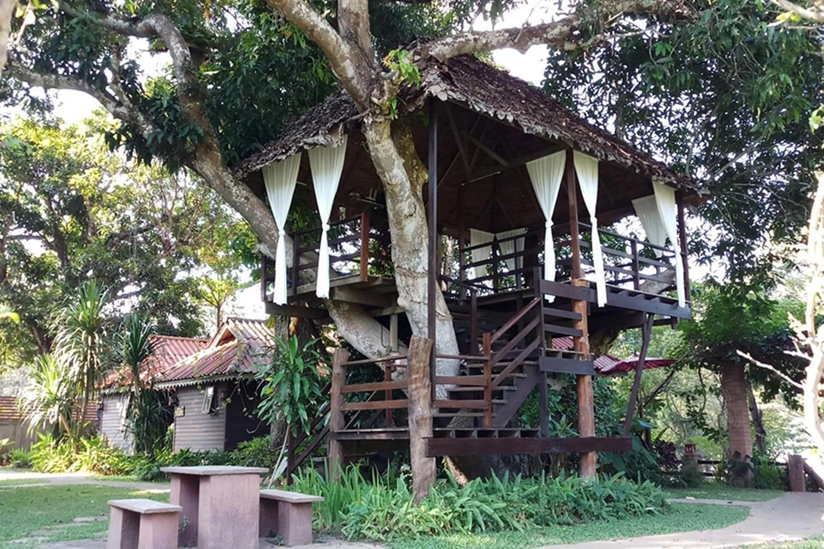Seating area in Banviewnam Camping & Resort