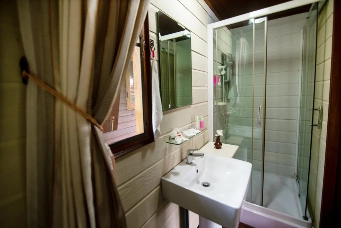 Shower in Banviewnam Camping & Resort