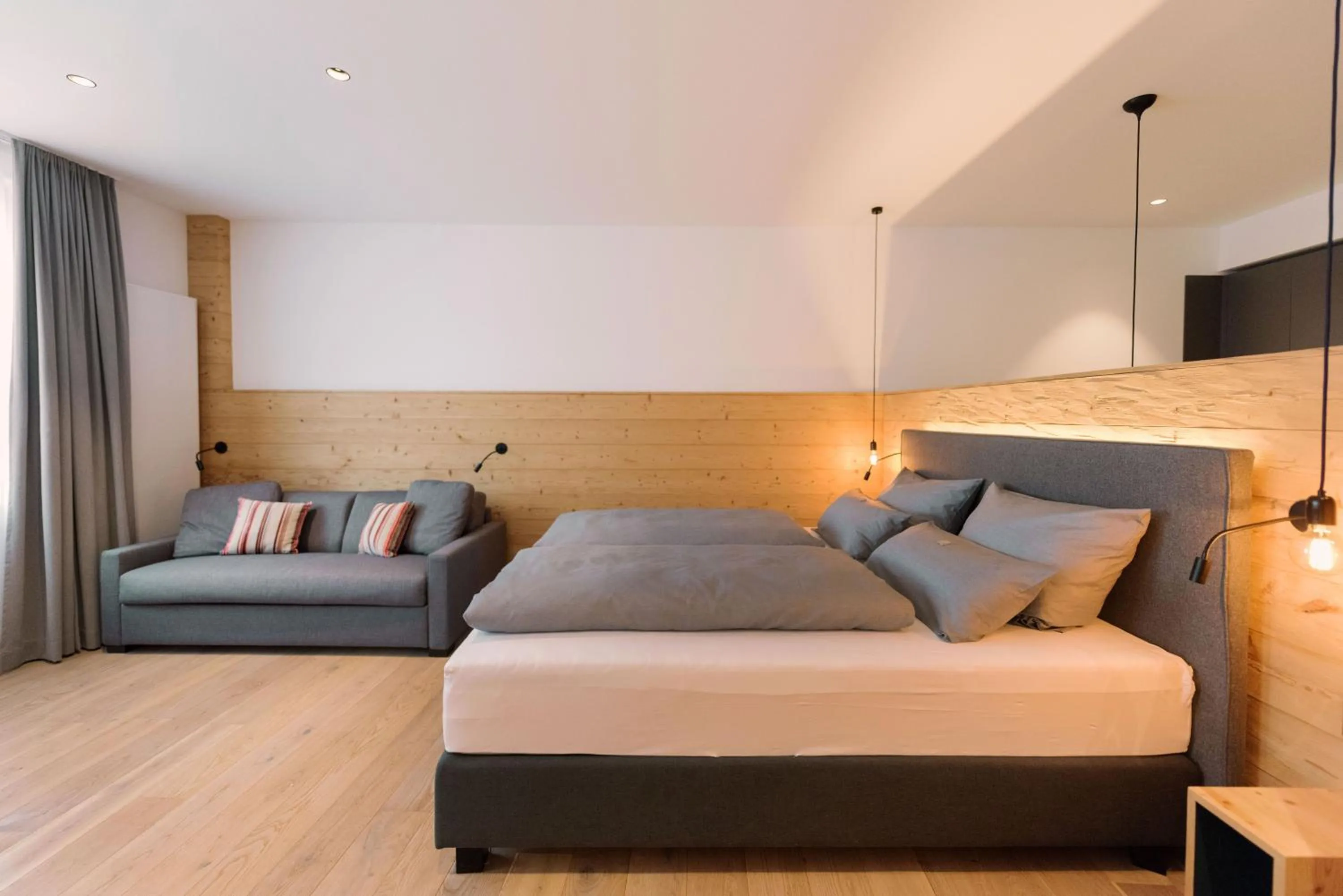 Bed in Hotel Johanns