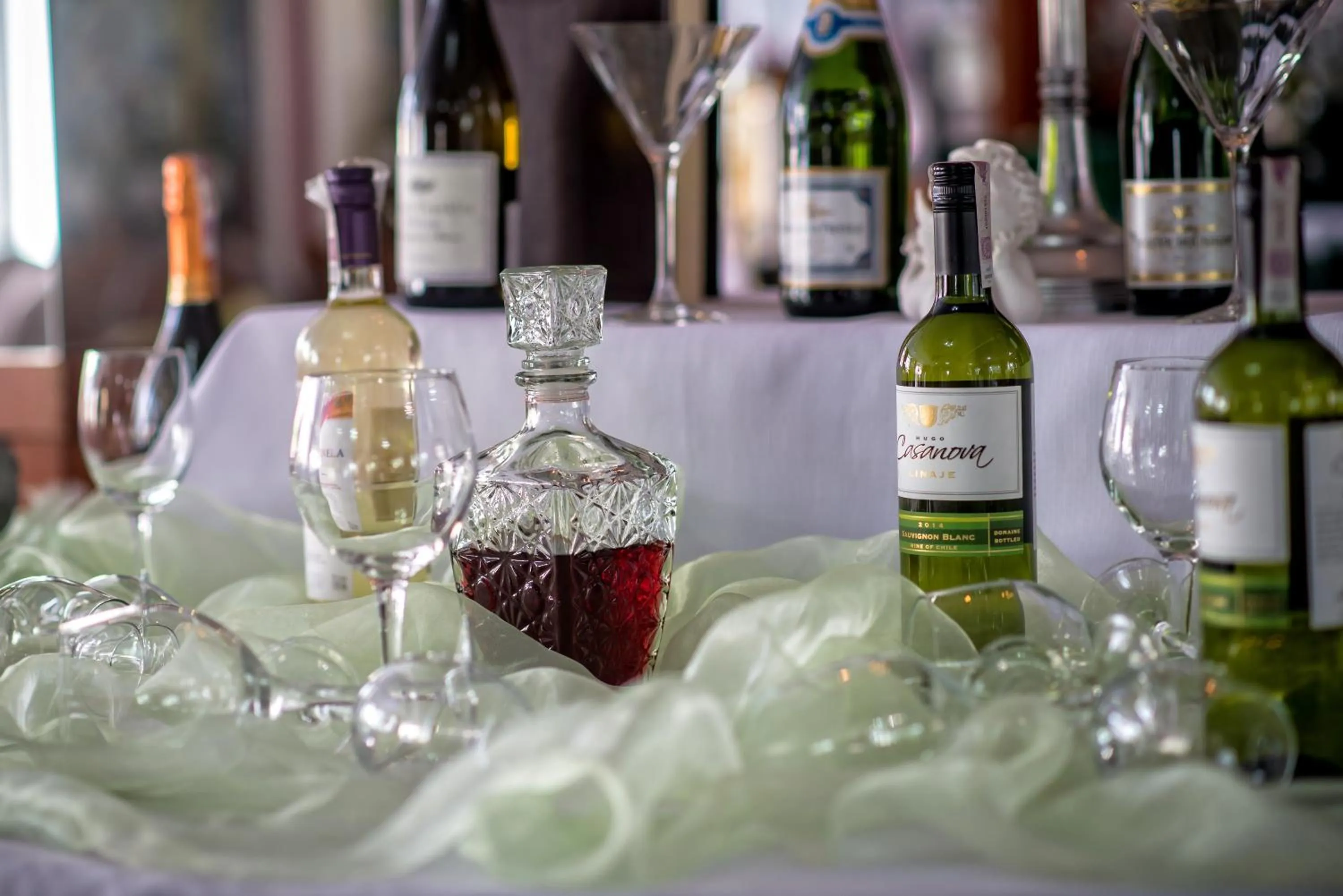 Alcoholic drinks in Hotel Pietrak