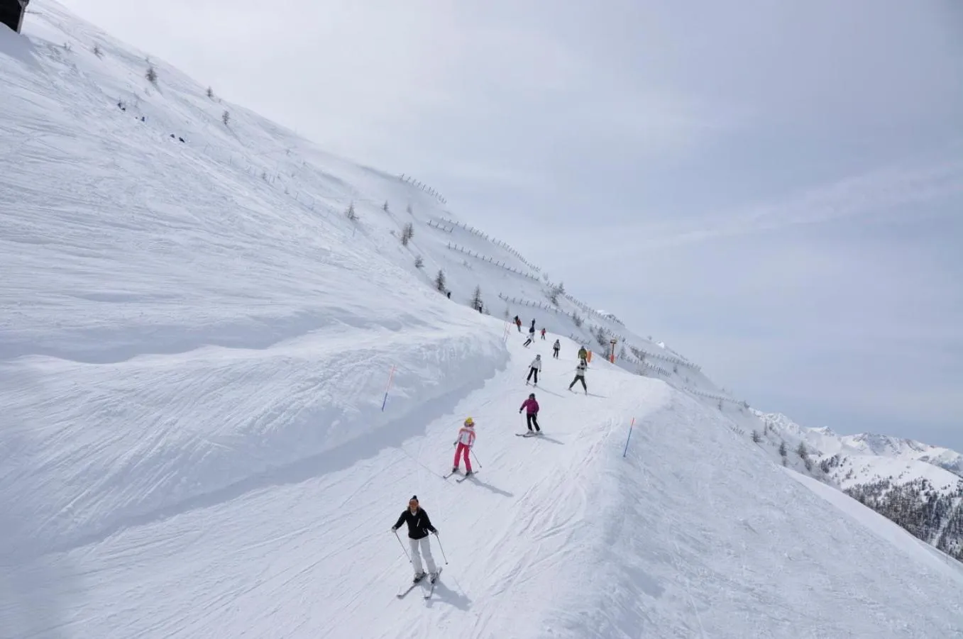 Skiing in Il Fraitevino hotel bed & breakfast