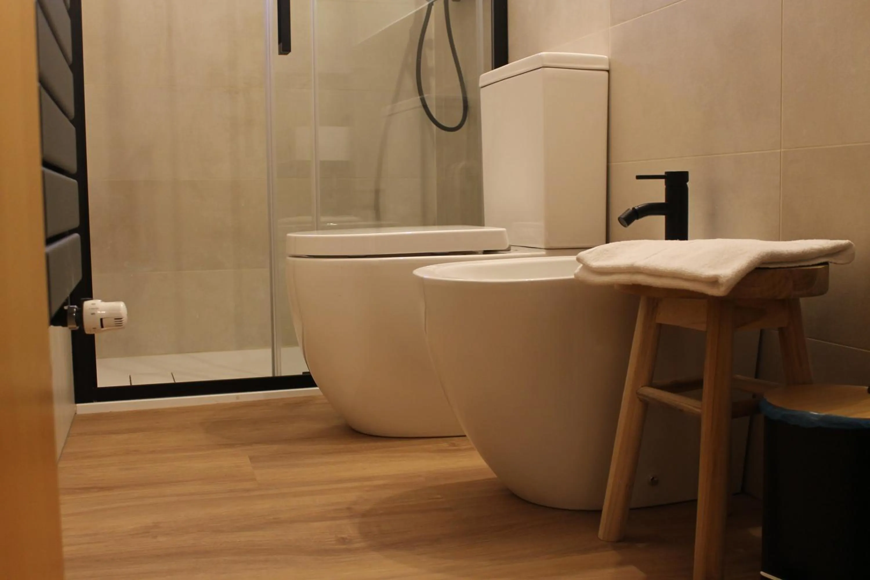 Shower in Il Fraitevino hotel bed & breakfast