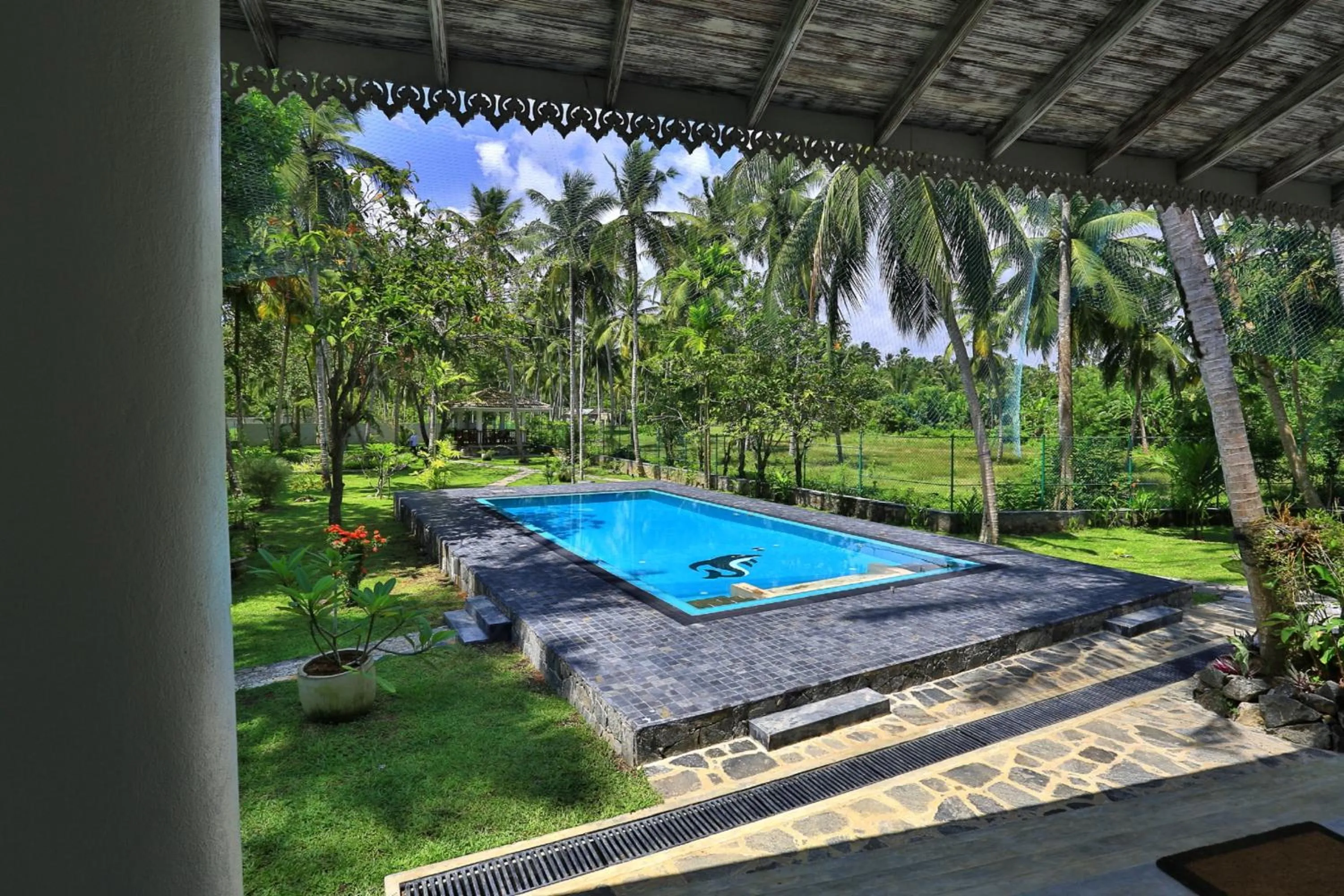 Pool view in Amara Villa