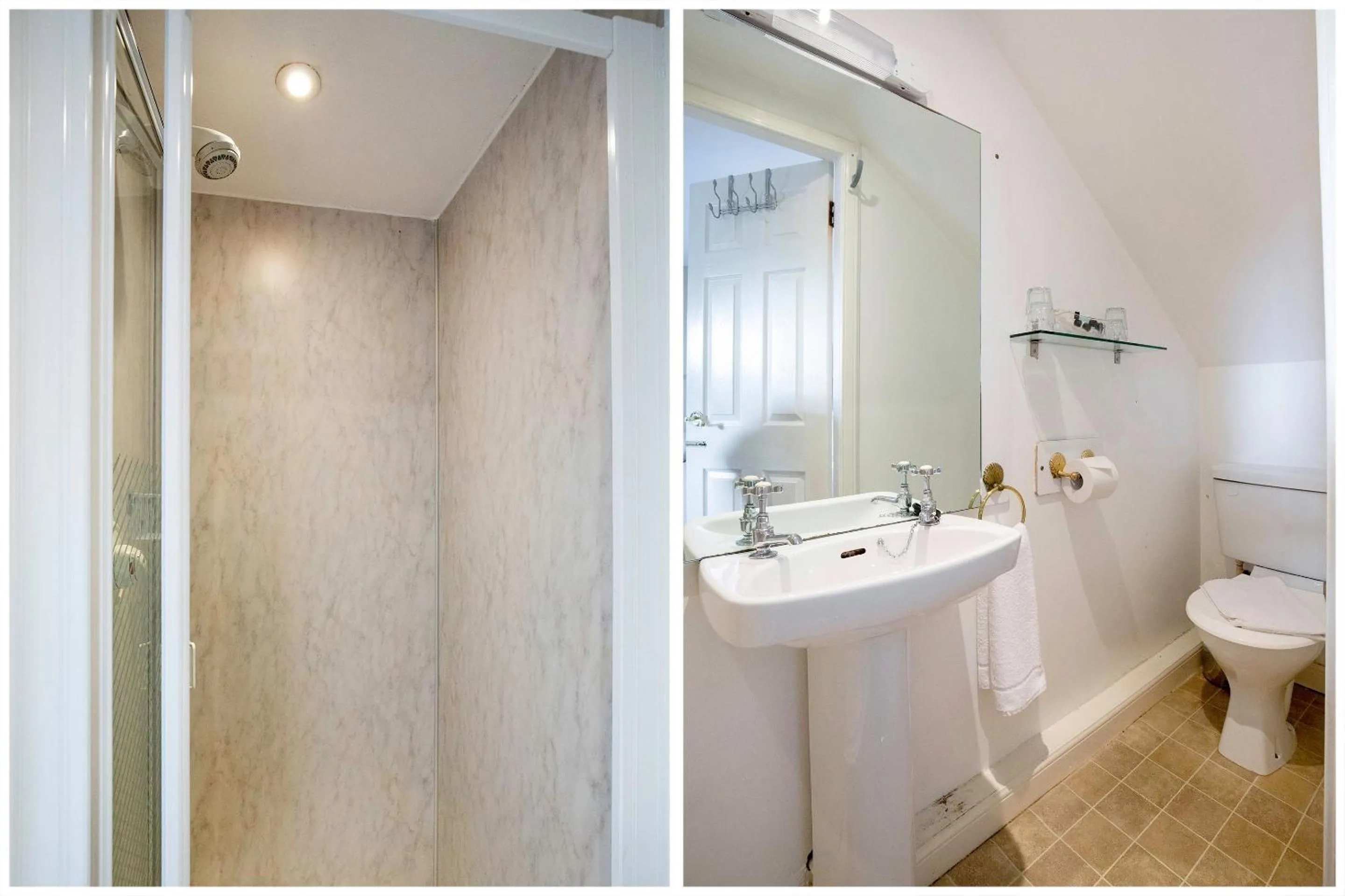 Bathroom in Arden Guest House, Craigmillar Castle Edinburgh