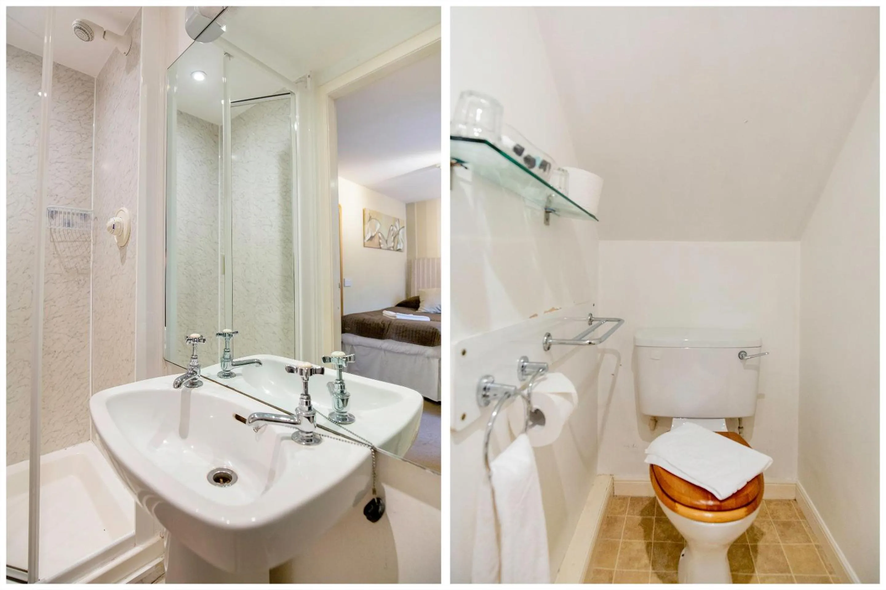 Bathroom in Arden Guest House, Craigmillar Castle Edinburgh