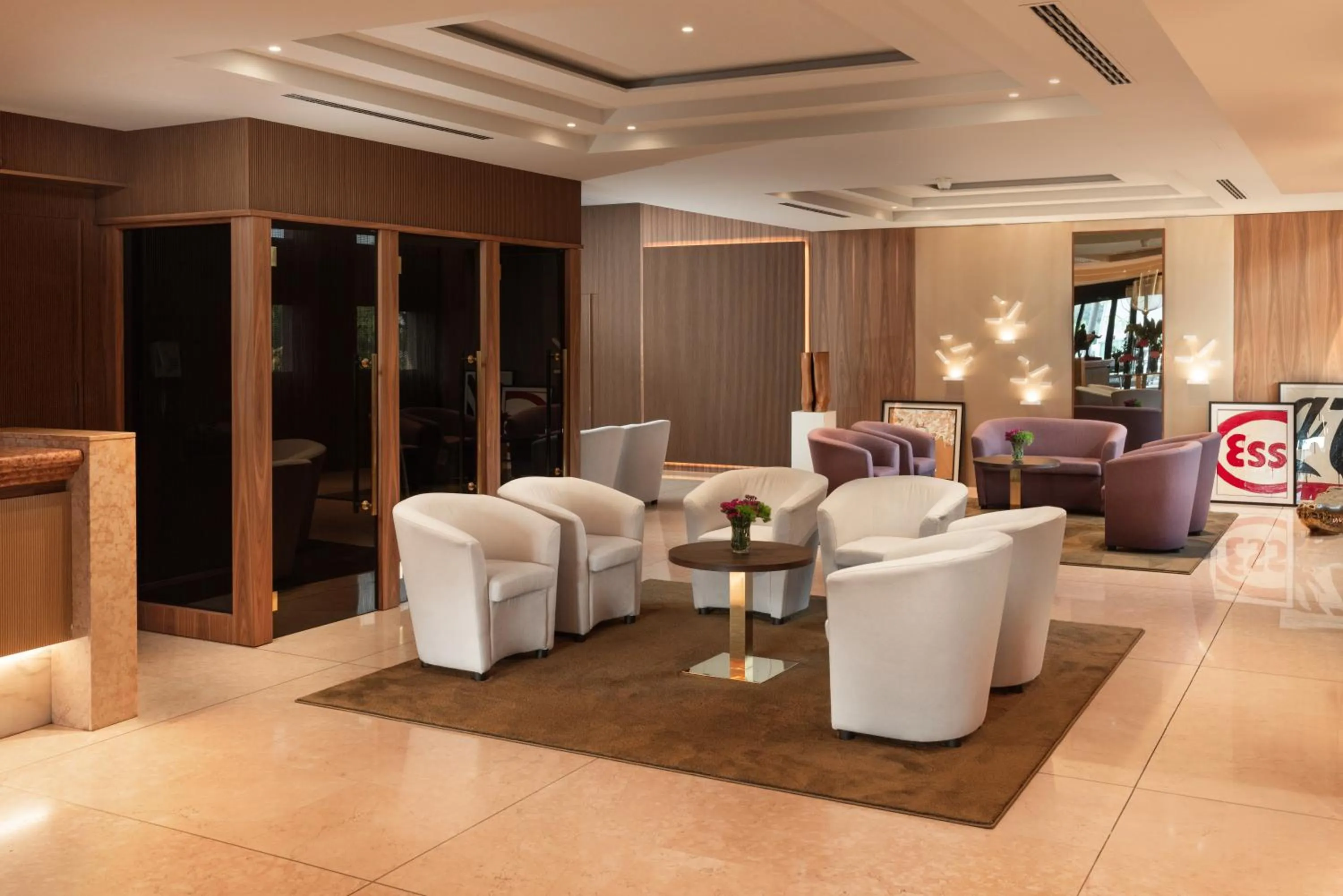 Lobby or reception in Hotel Leonardo da Vinci