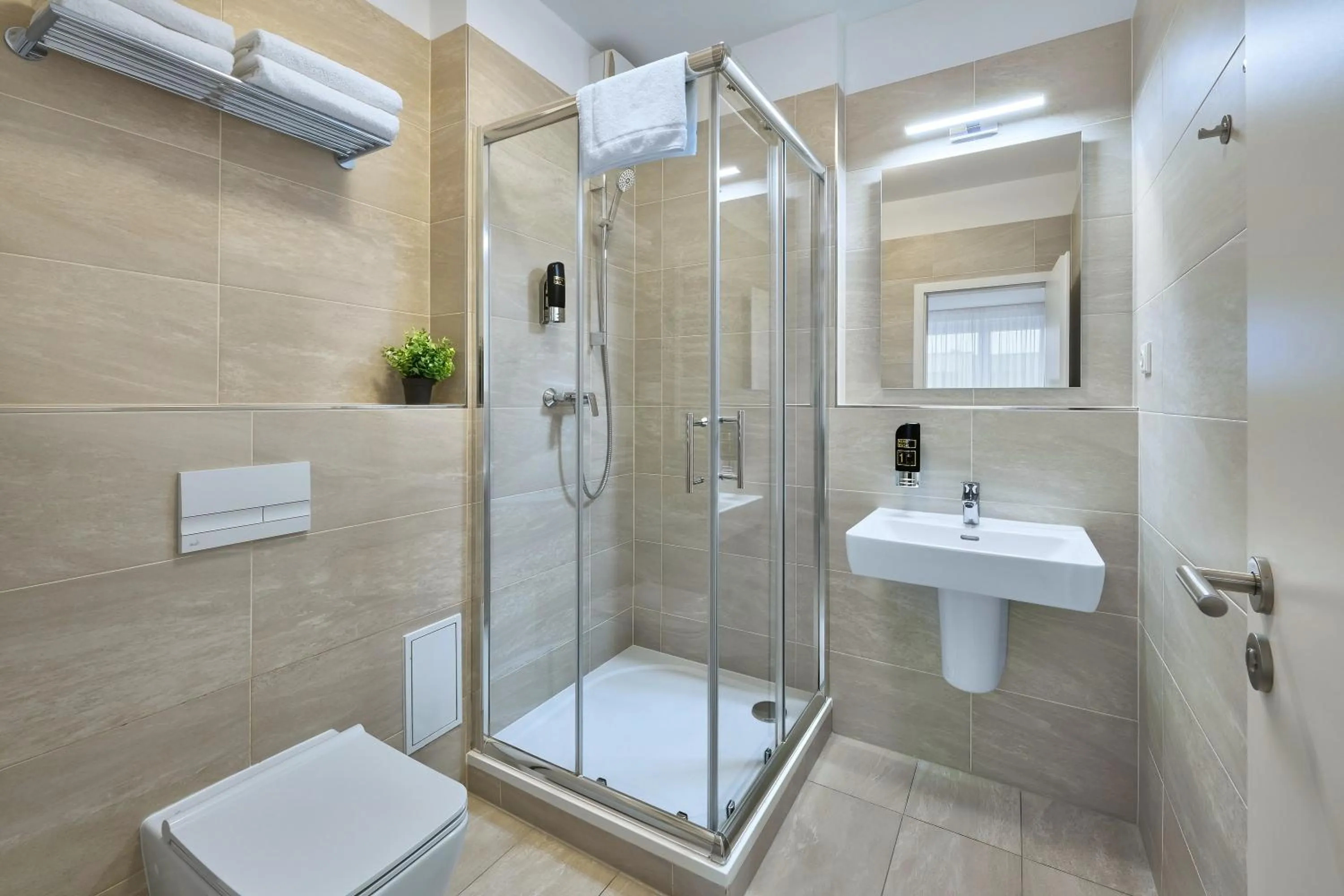 Shower in CityWest Apartments