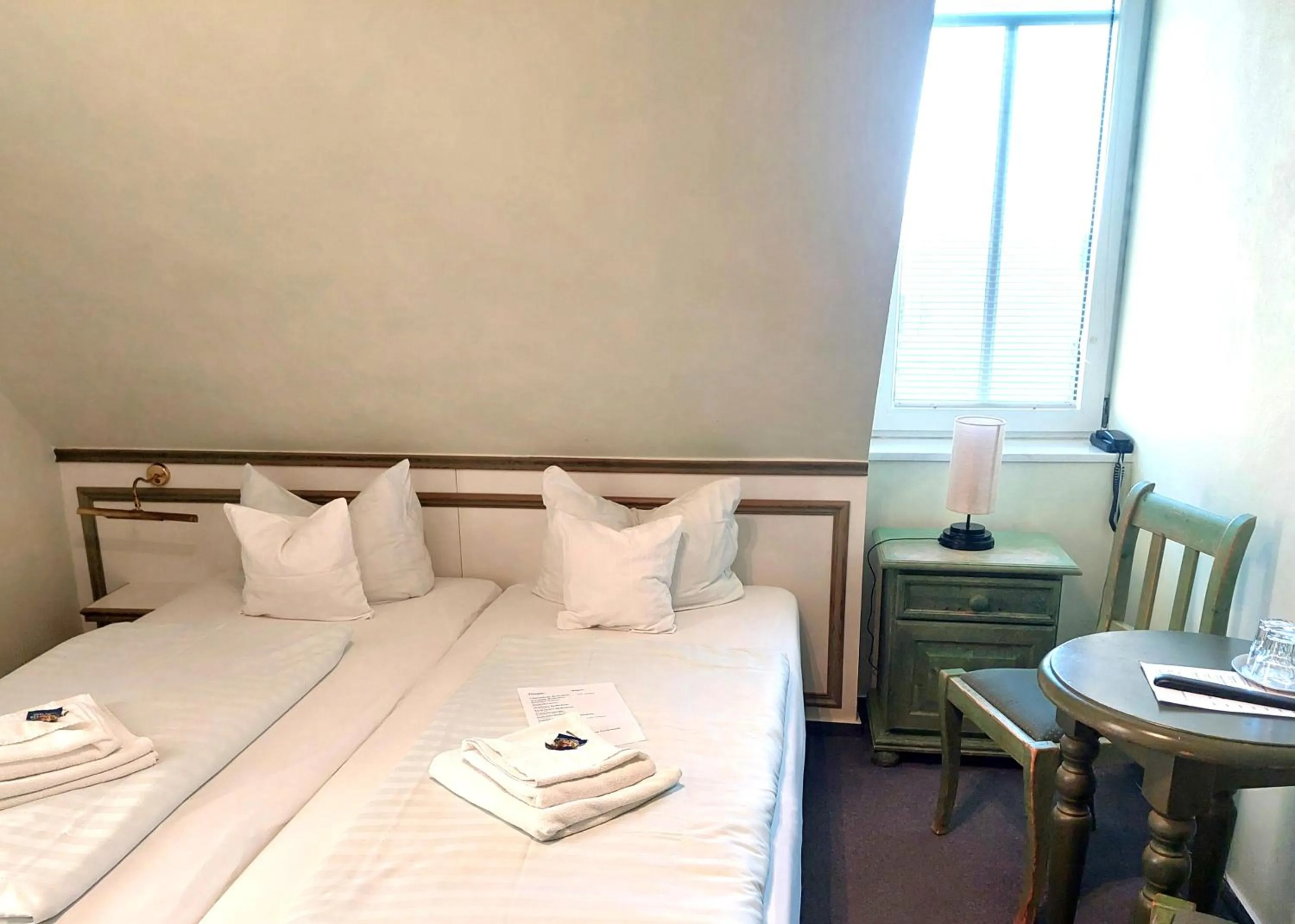 Bed in Hotel Villa Weststrand