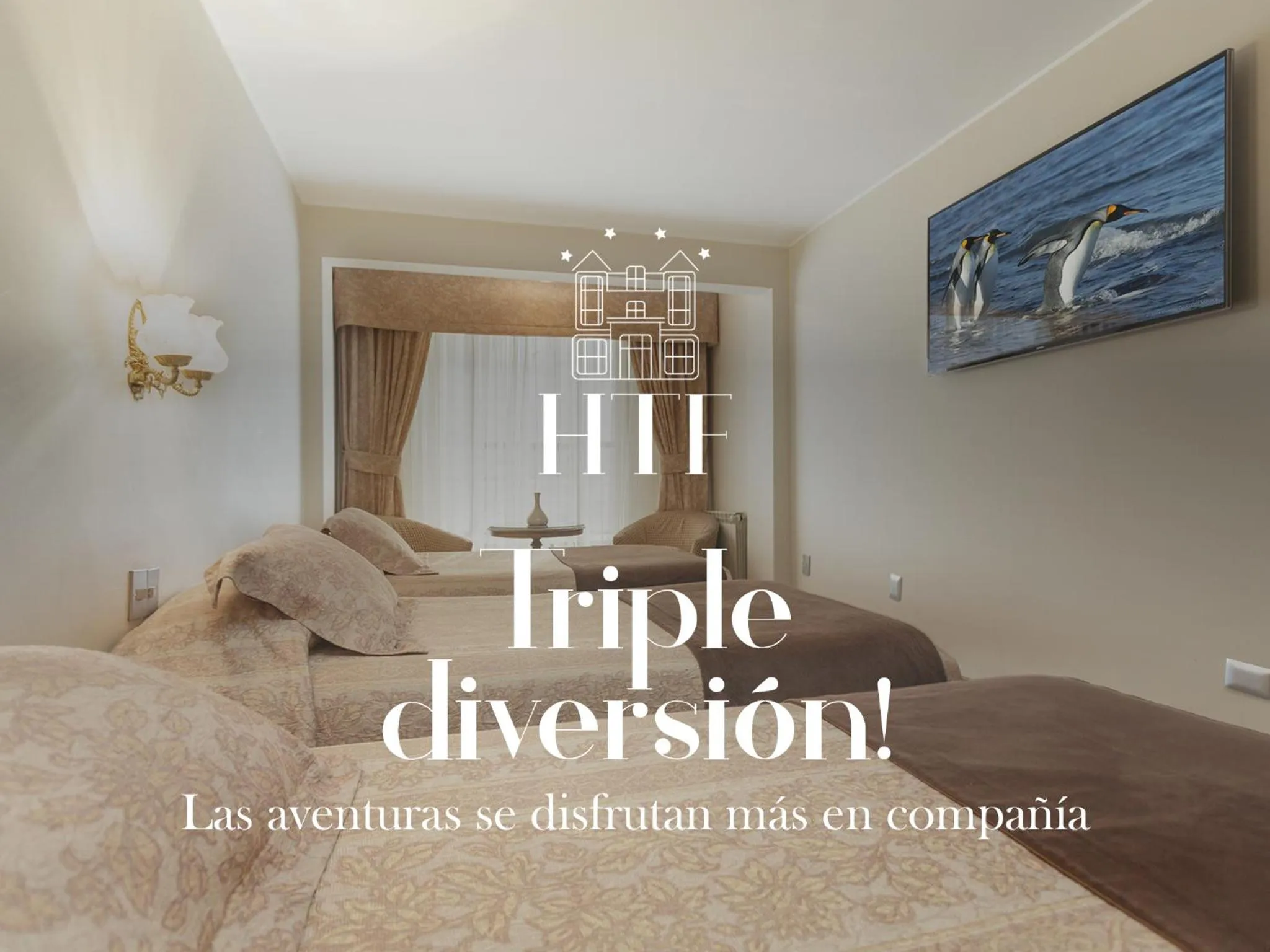 Bed in Hotel Tierra Del Fuego