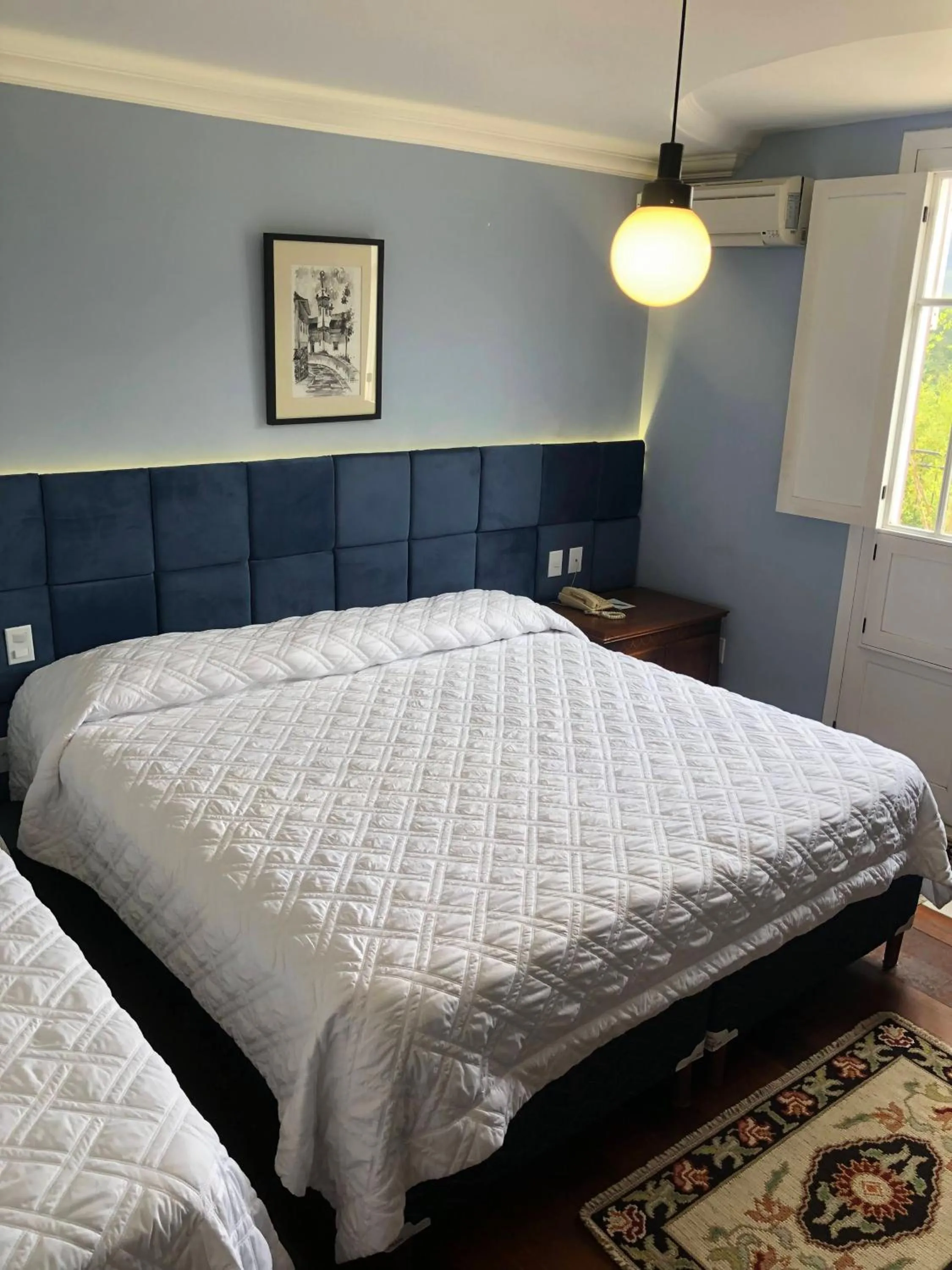 Bed in Hotel Pousada Minas Gerais