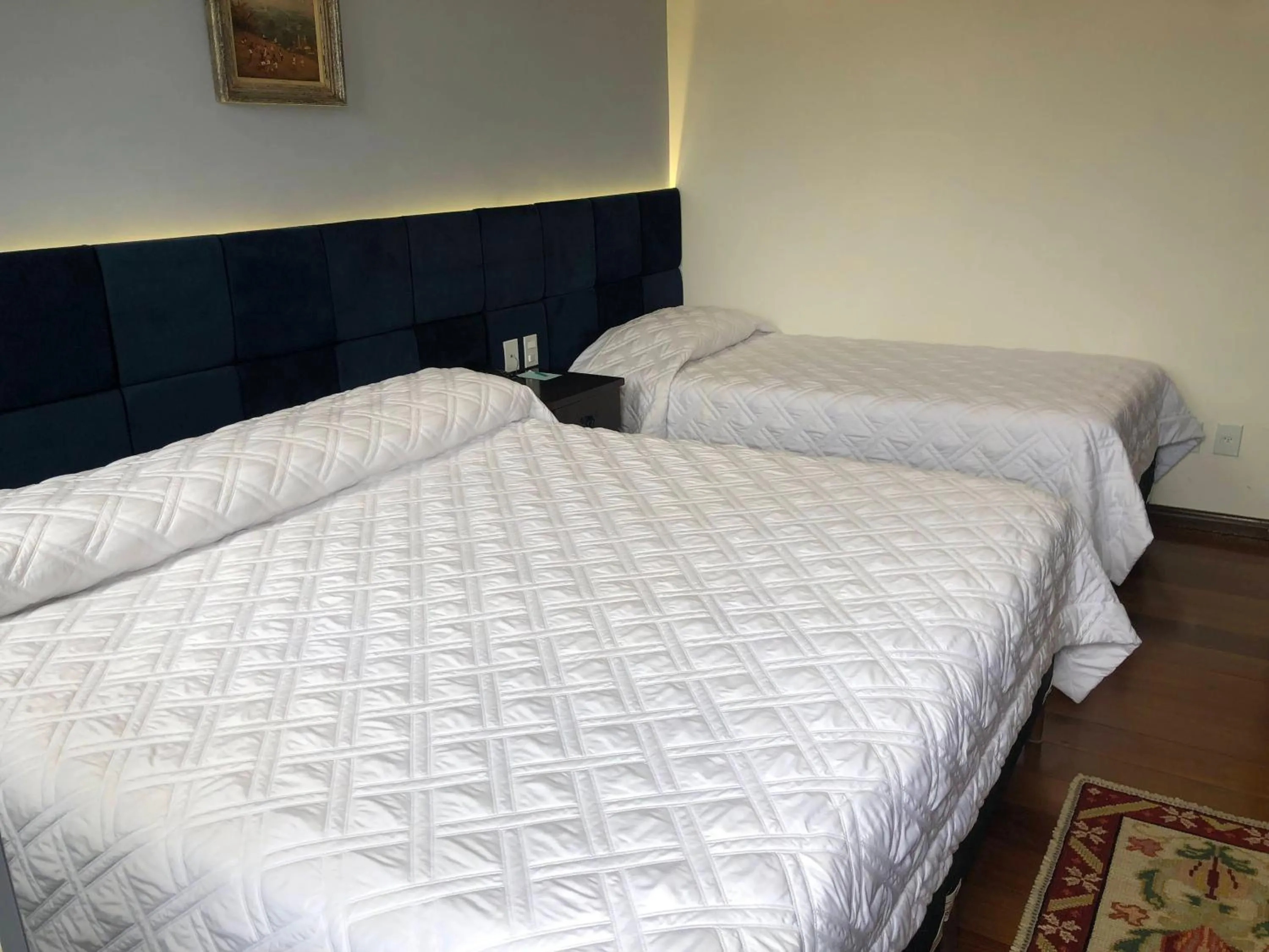 Bed in Hotel Pousada Minas Gerais