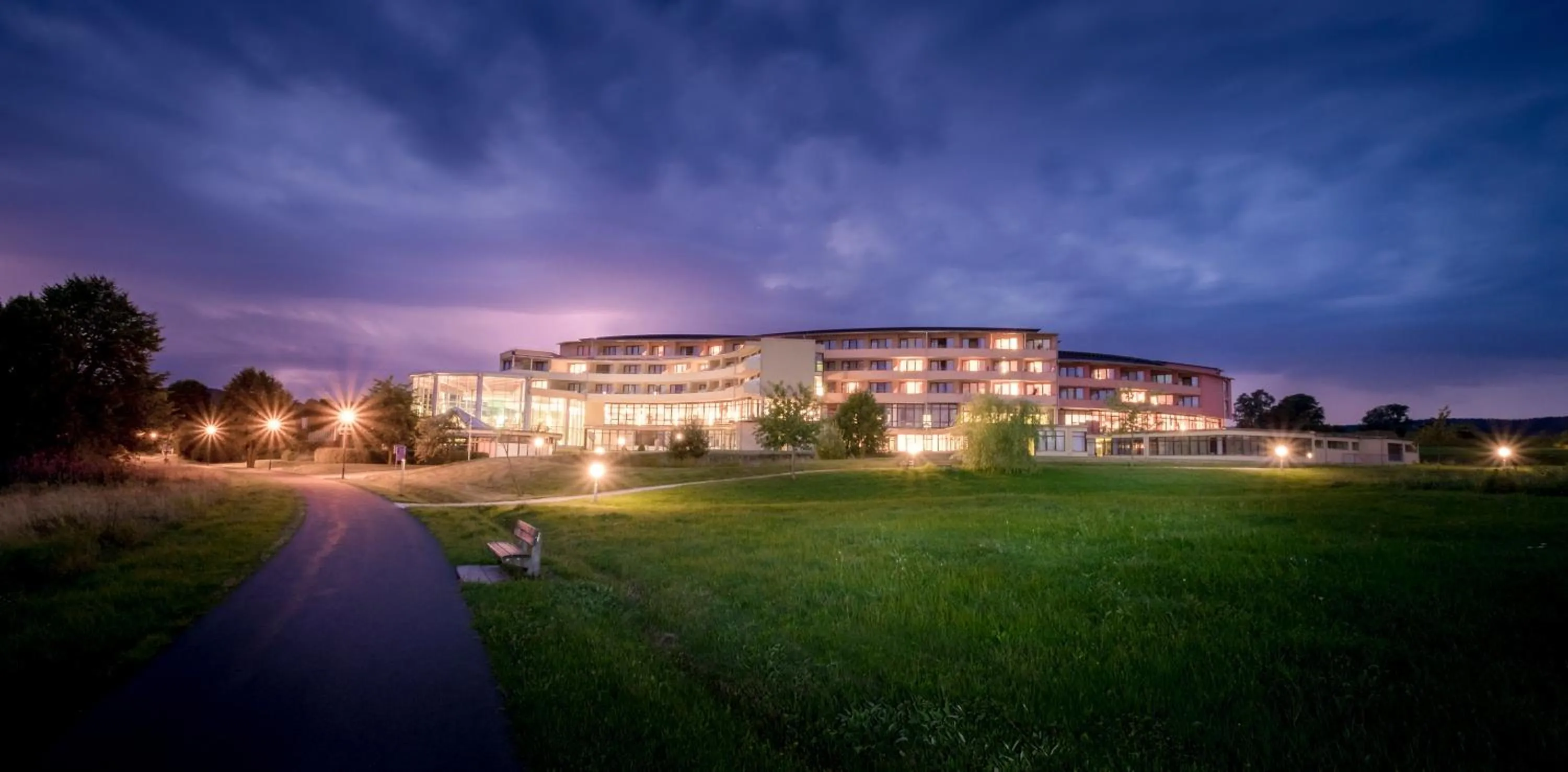 Bird's eye view in Gesundheitshotel Weißenstadt am See