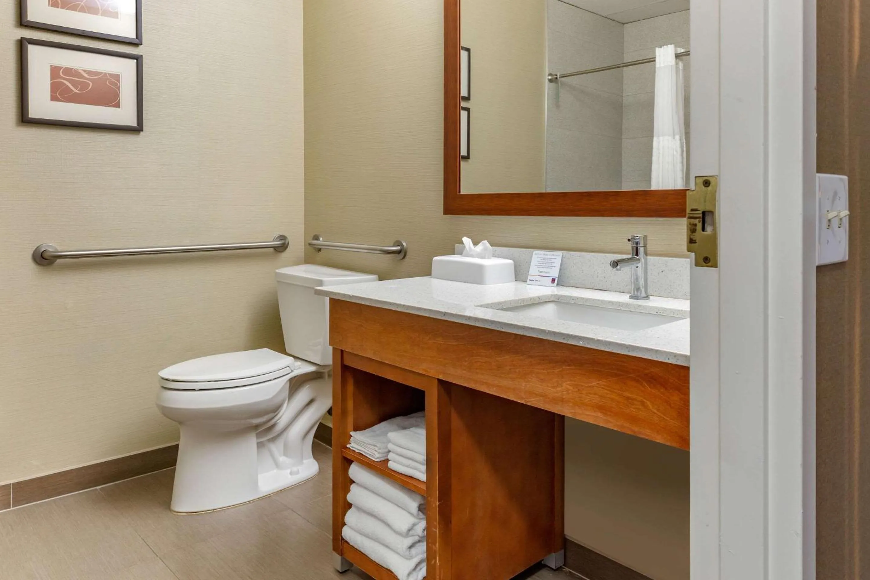 Bathroom in Comfort Suites Dover University Area