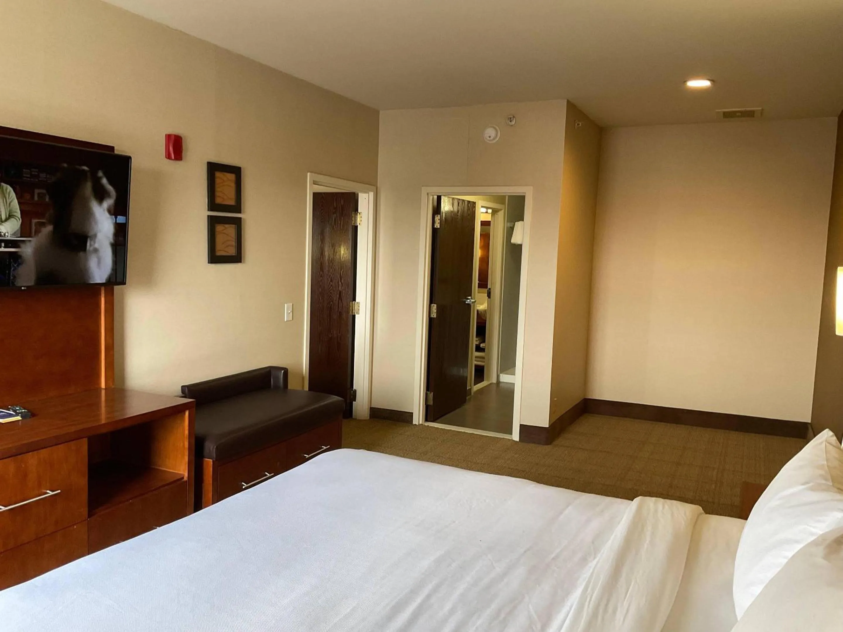 Bedroom, Bed in Comfort Suites Dover University Area