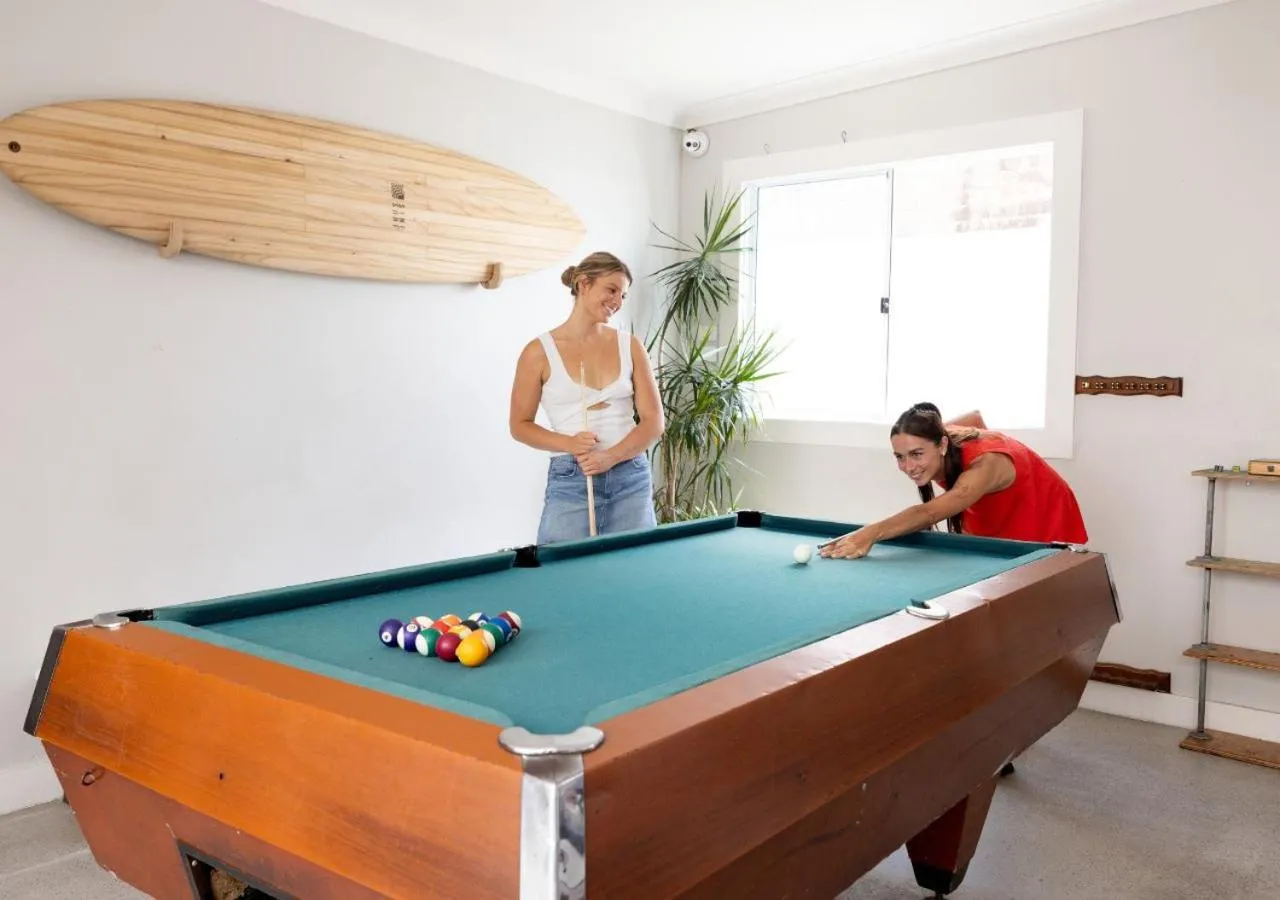 People in Stoke Beach House