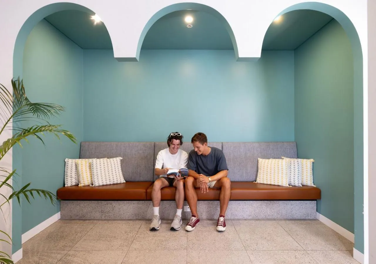 Seating area in Stoke Beach House