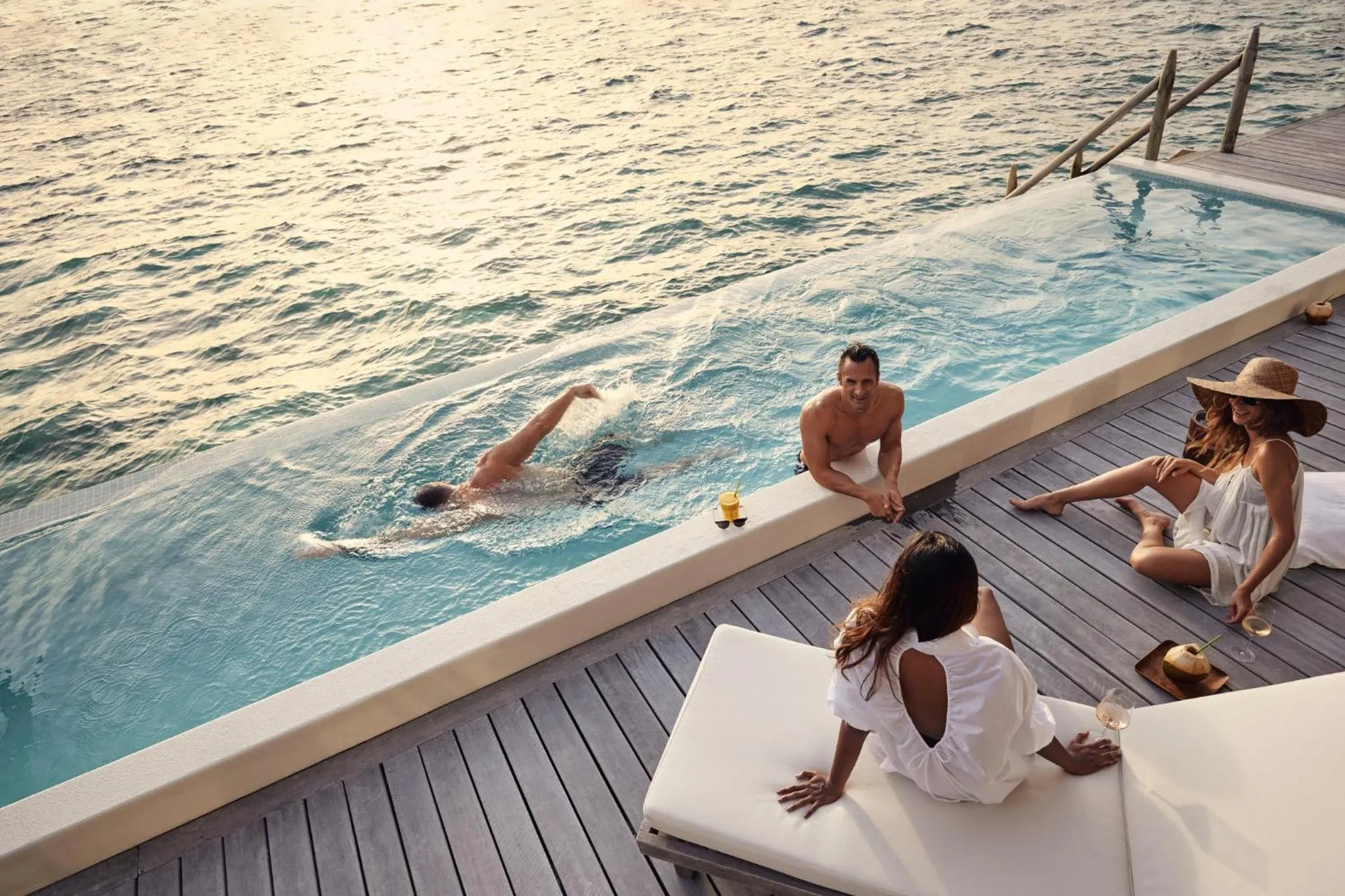 Swimming pool in COMO Cocoa Island