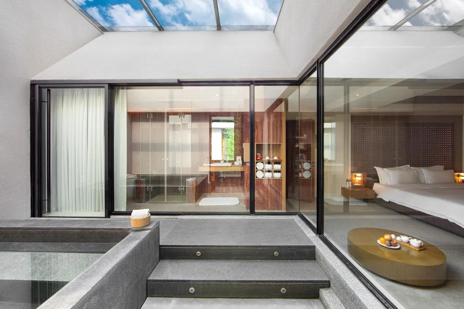 Bed in Wulai Pause Landis Resort