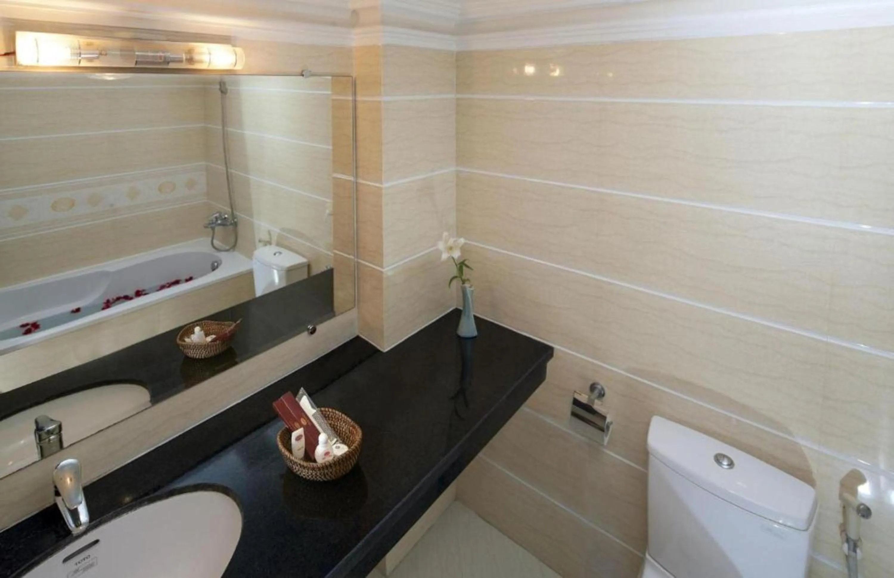 Bathroom in Lucky 3 Hotel & Travel
