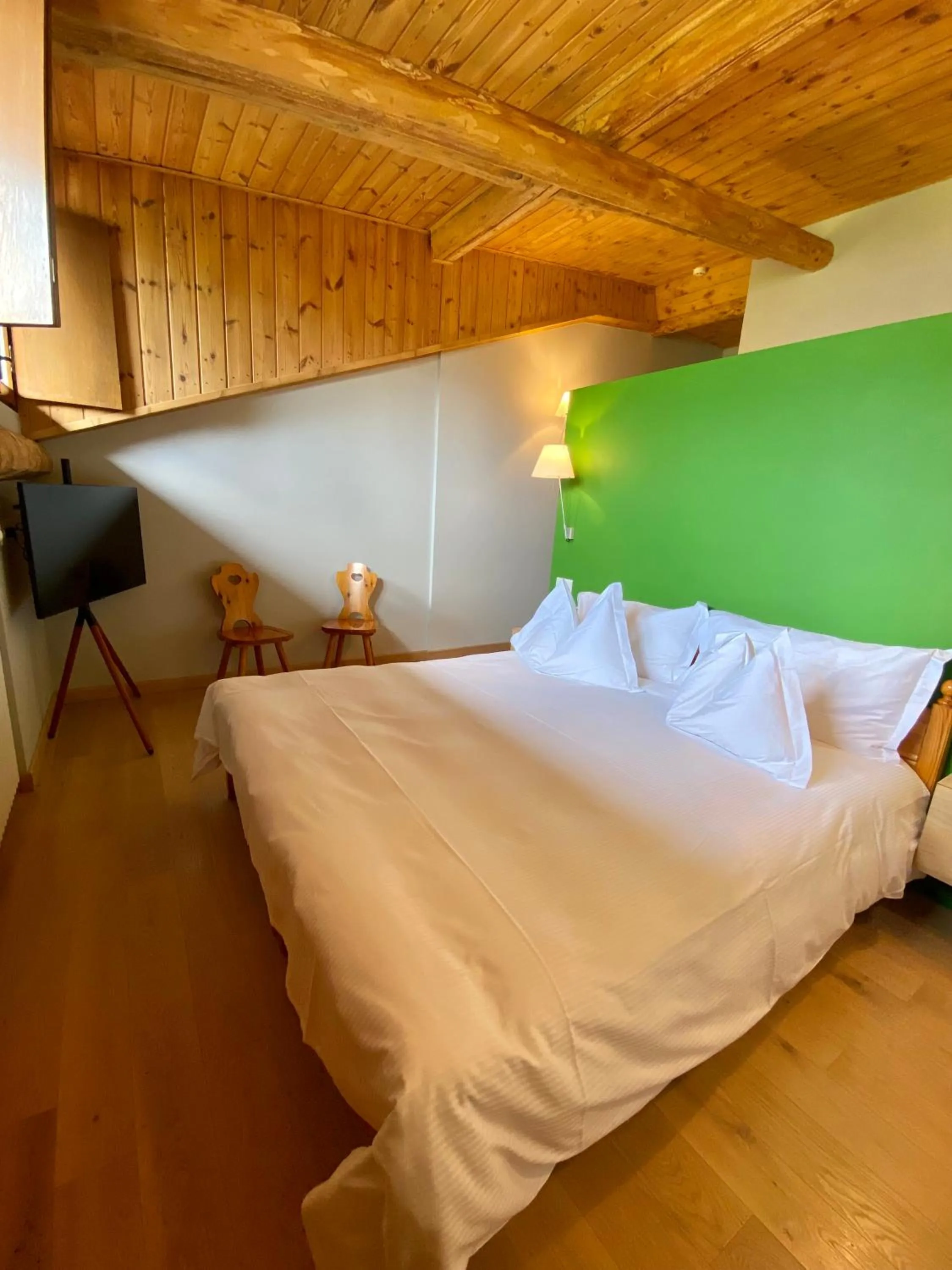 Bedroom, Bed in Albergo Rutzer