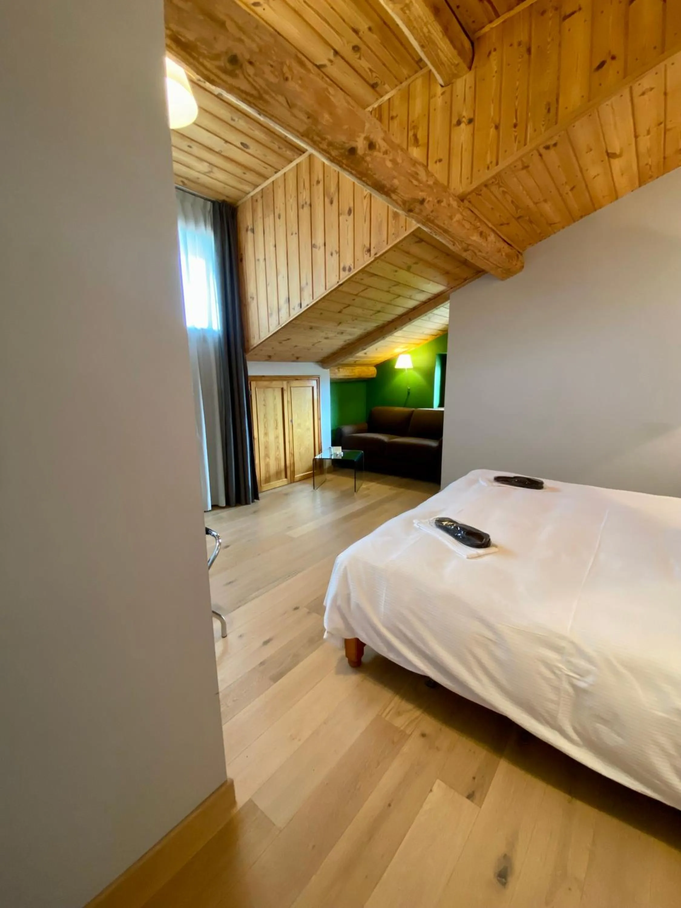 Bedroom, Bed in Albergo Rutzer