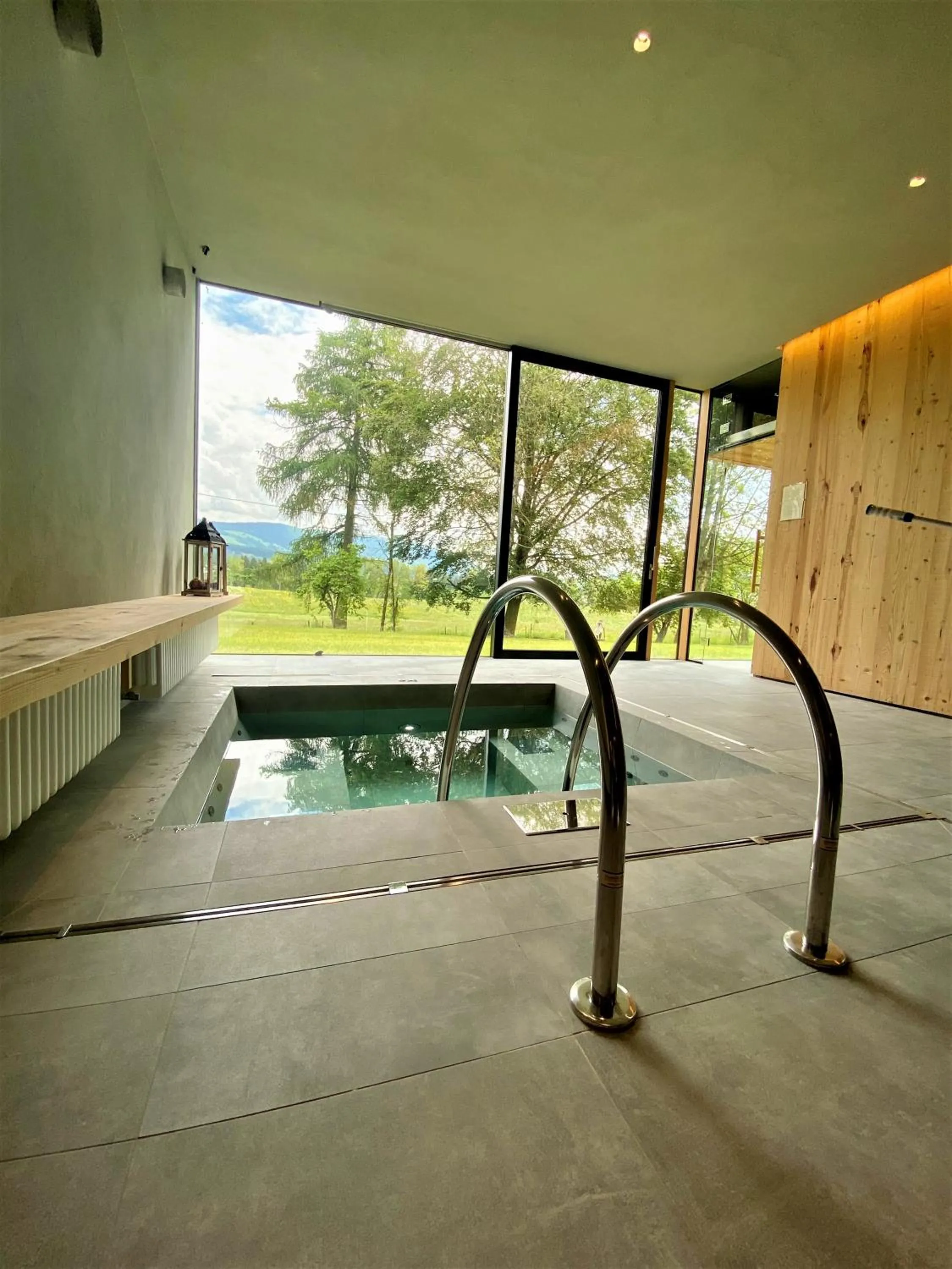 Hot Tub, Swimming Pool in Albergo Rutzer