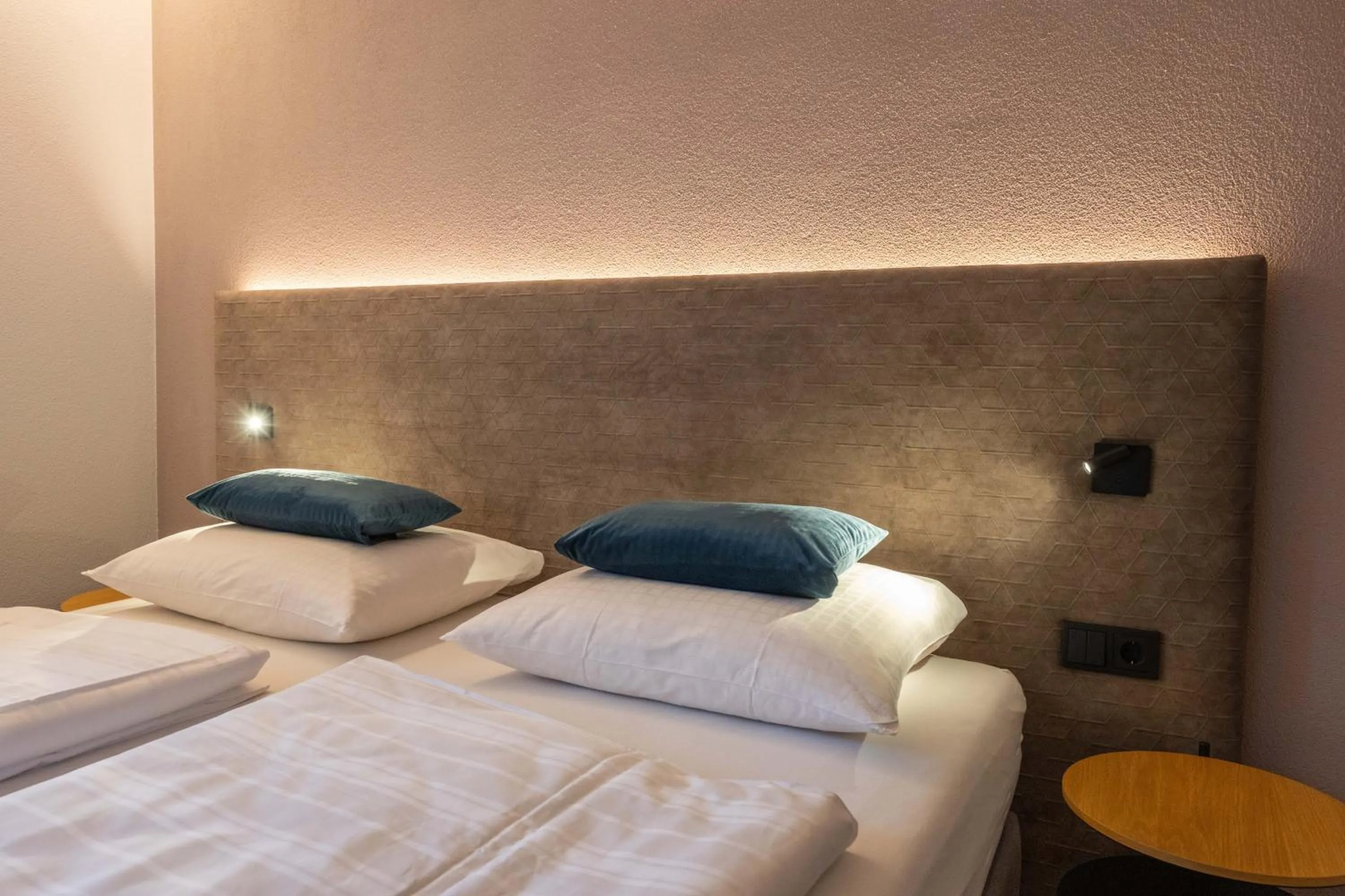 Bed in Hotel Mirabell