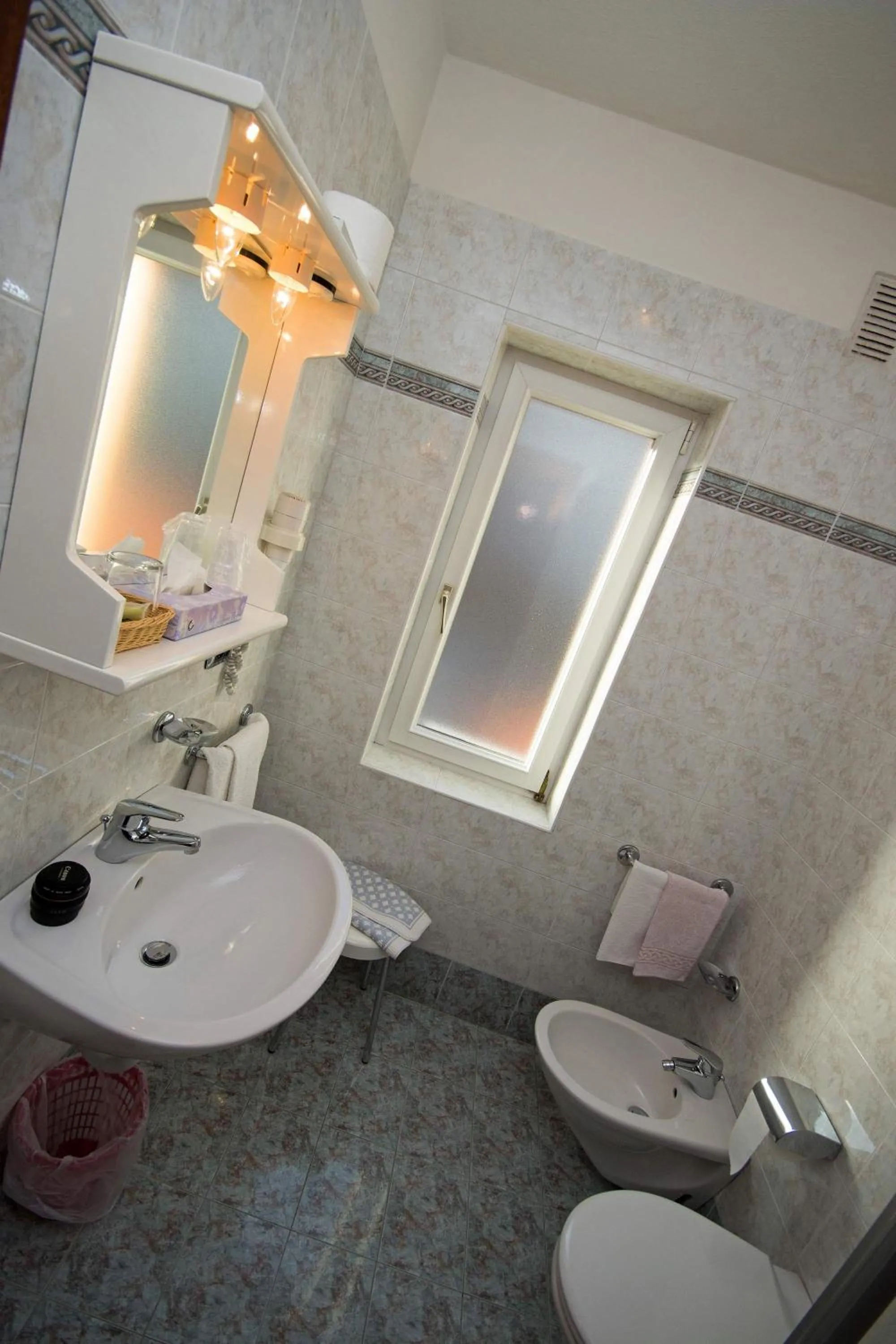 Bathroom in Hotel Miravalle