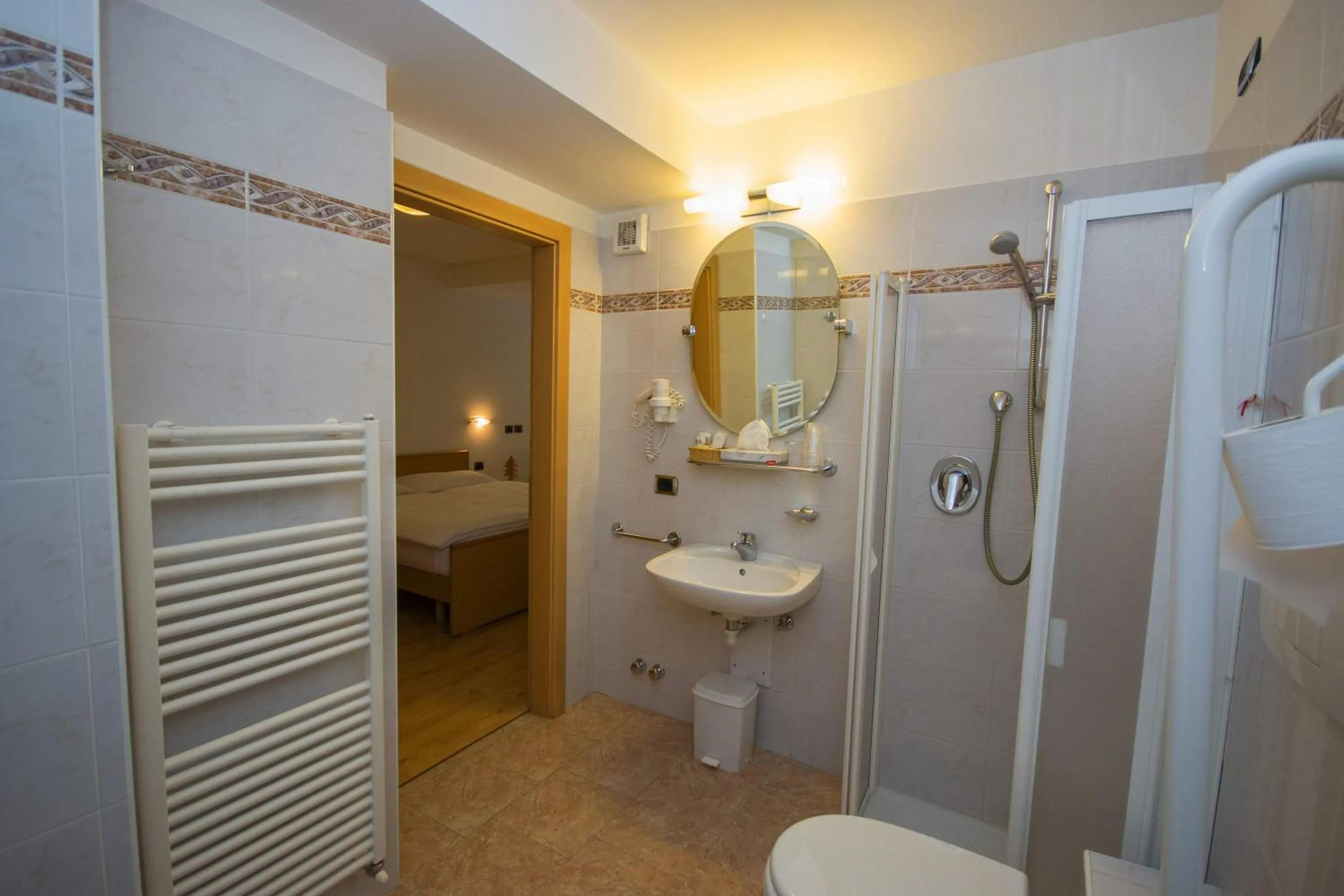 Bathroom in Hotel Miravalle