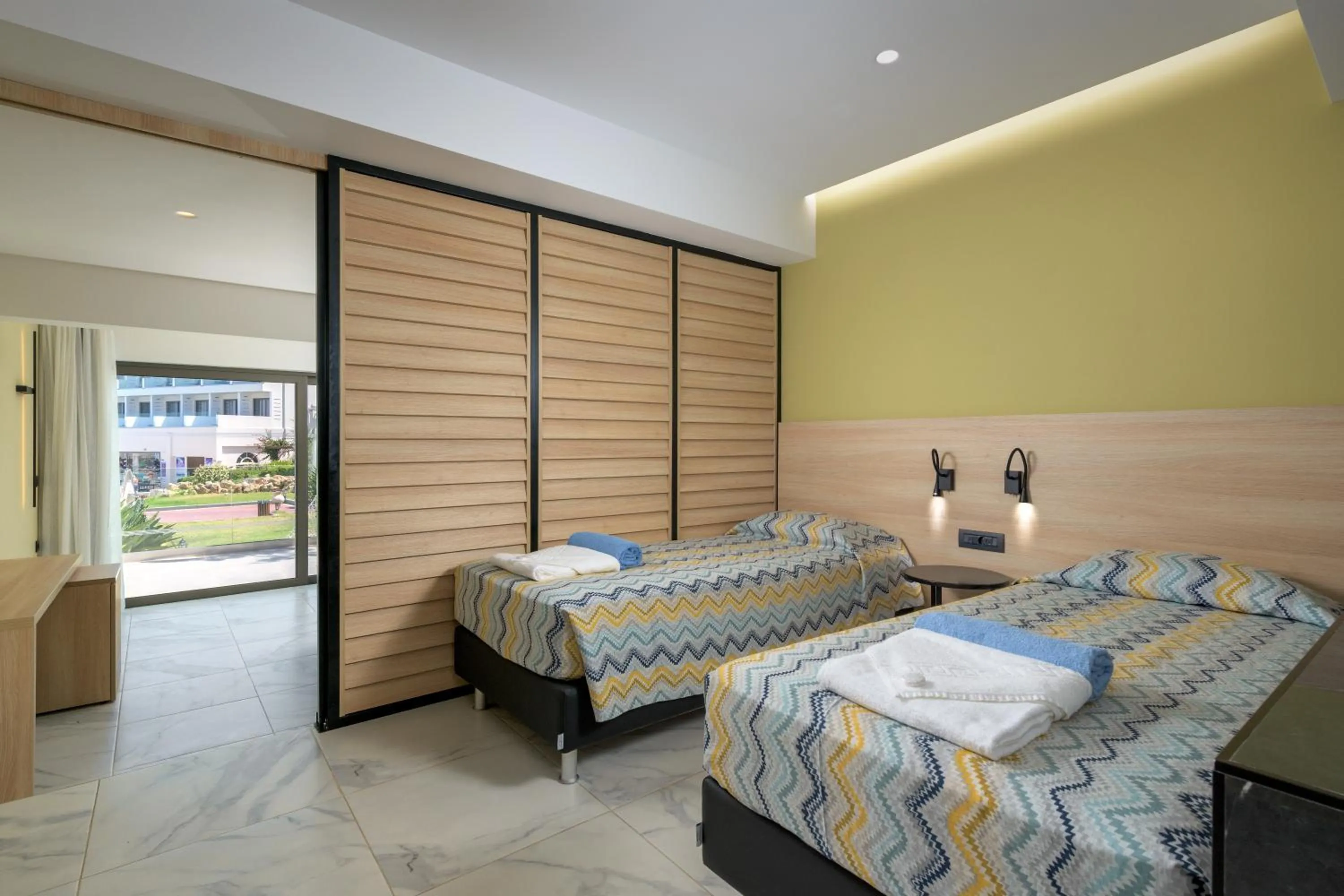 Bed in Avra Beach Resort