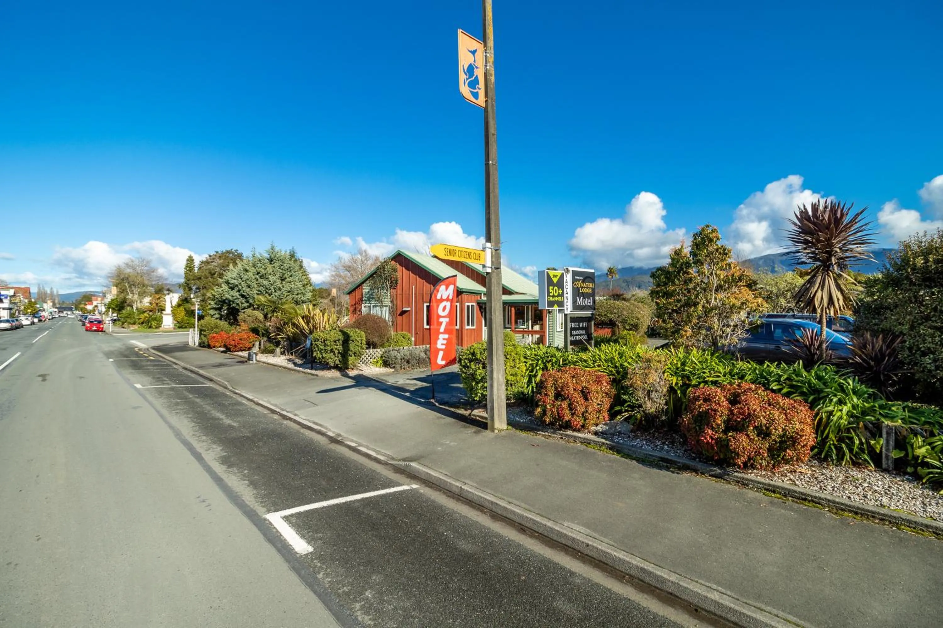 Property building in Anatoki Lodge Motel