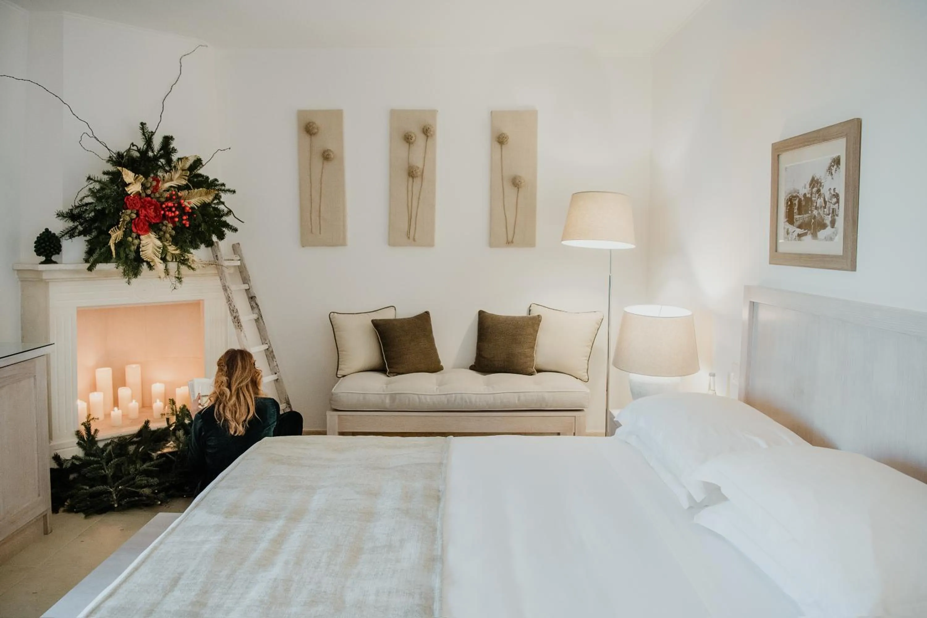 Bed in Canne Bianche Lifestyle Hotel