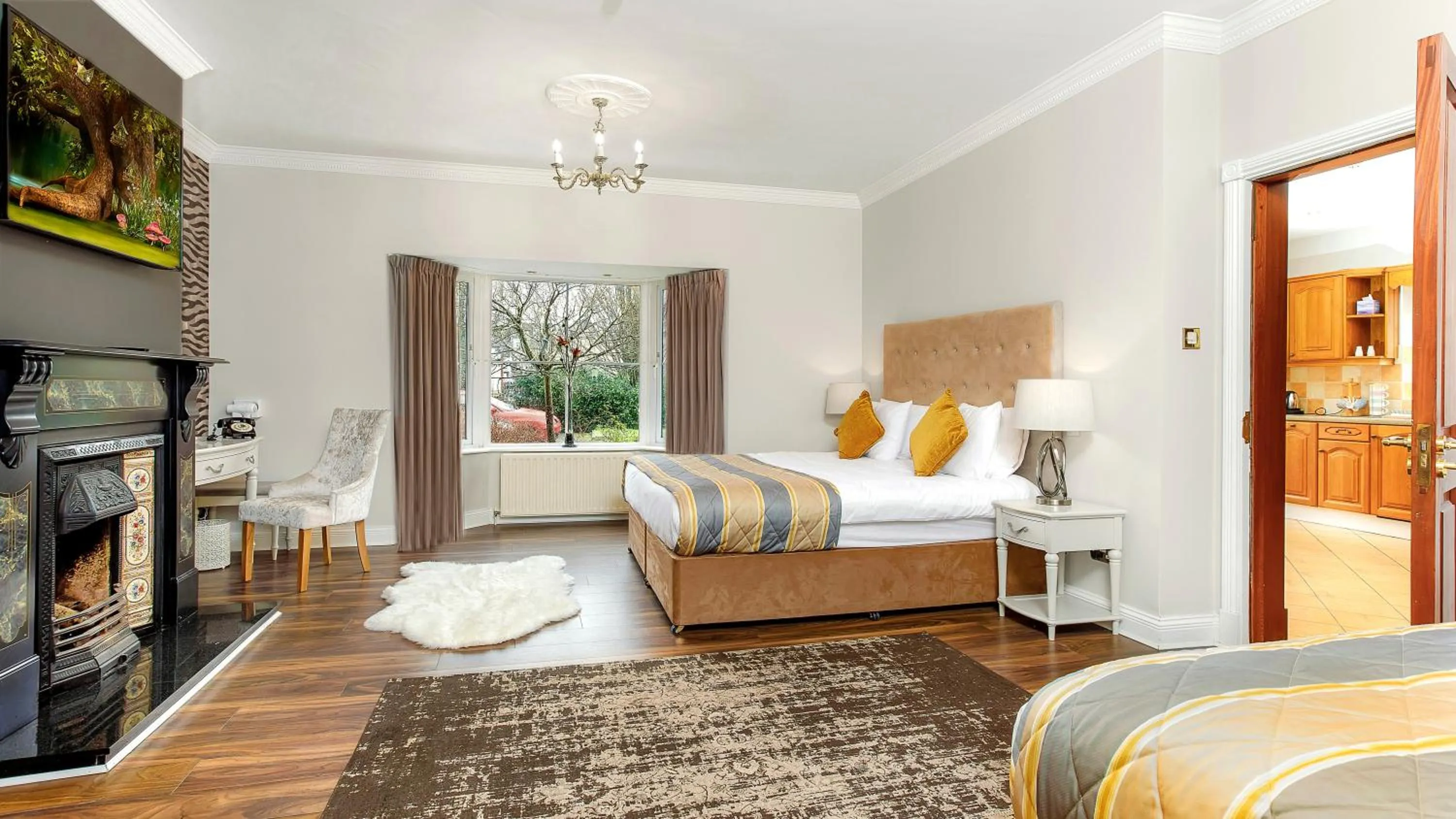 Bedroom, Bed in Brook Lodge Boutique Hotel