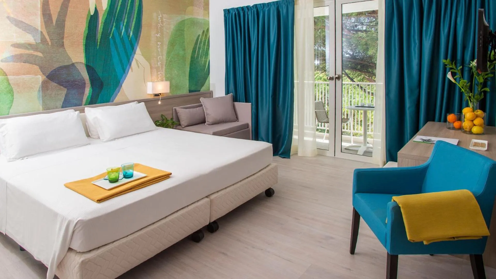 Bed in Hotel President