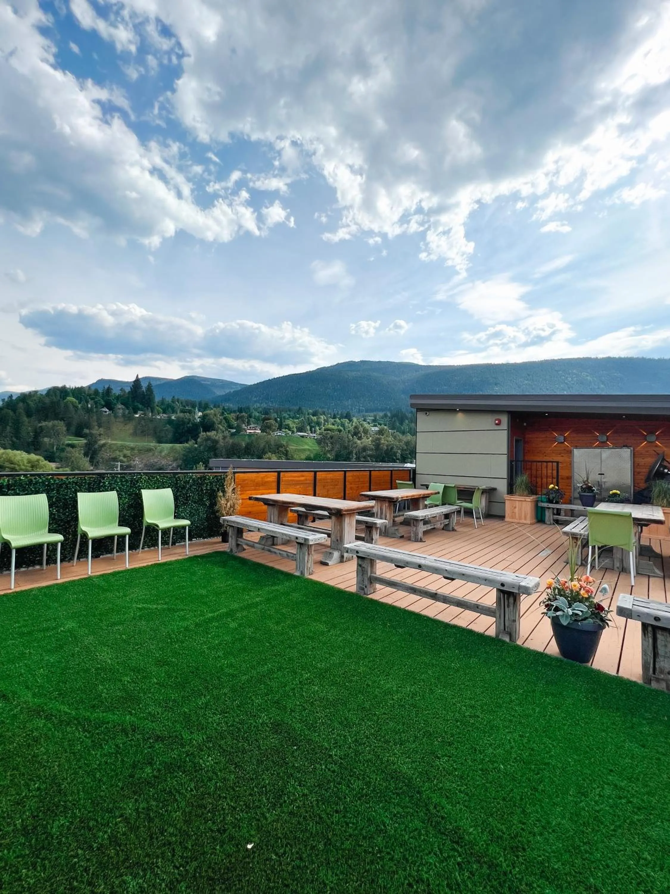 Patio in Savoy Hotel