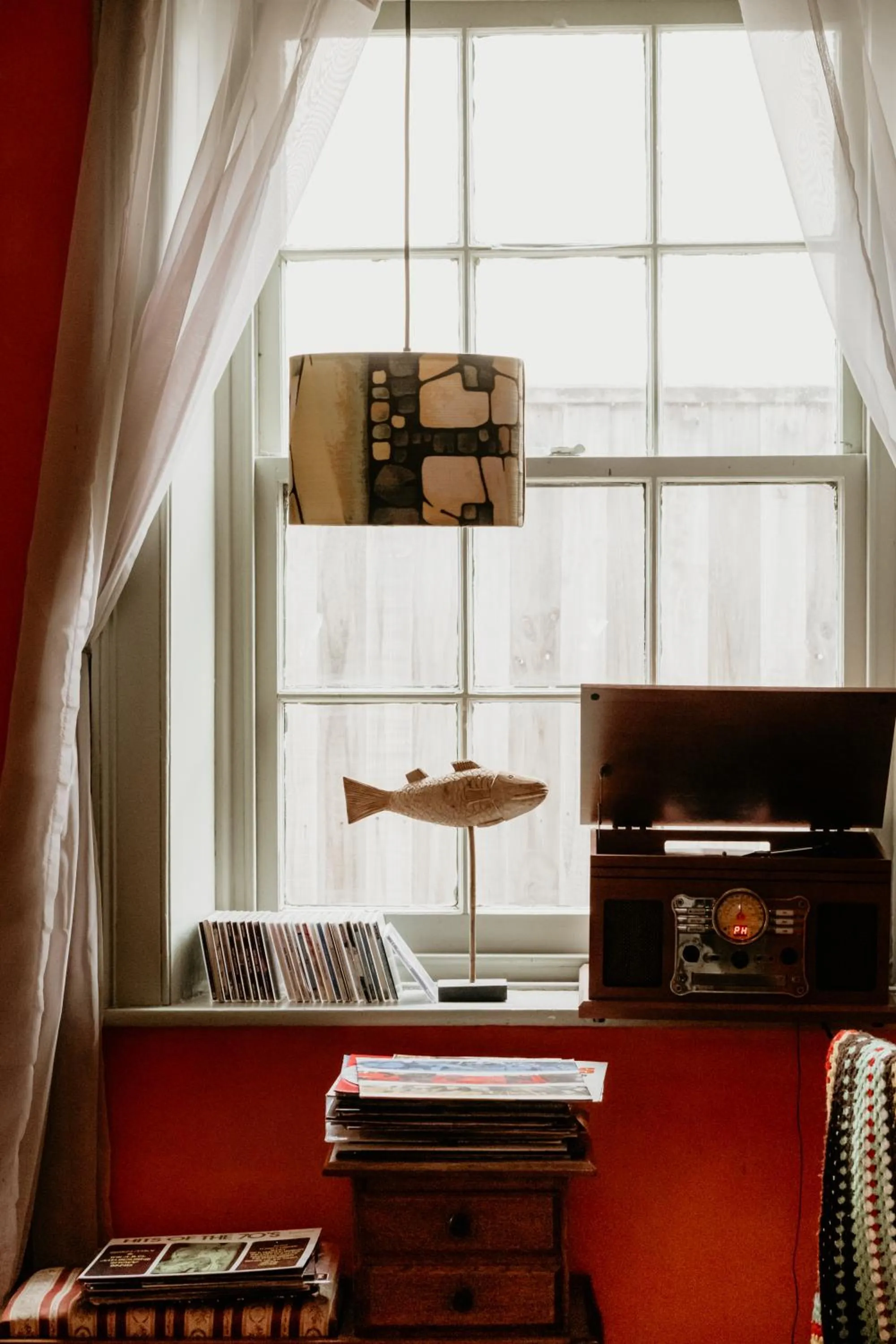 Seating area in The Wandering Whale Port Fairy