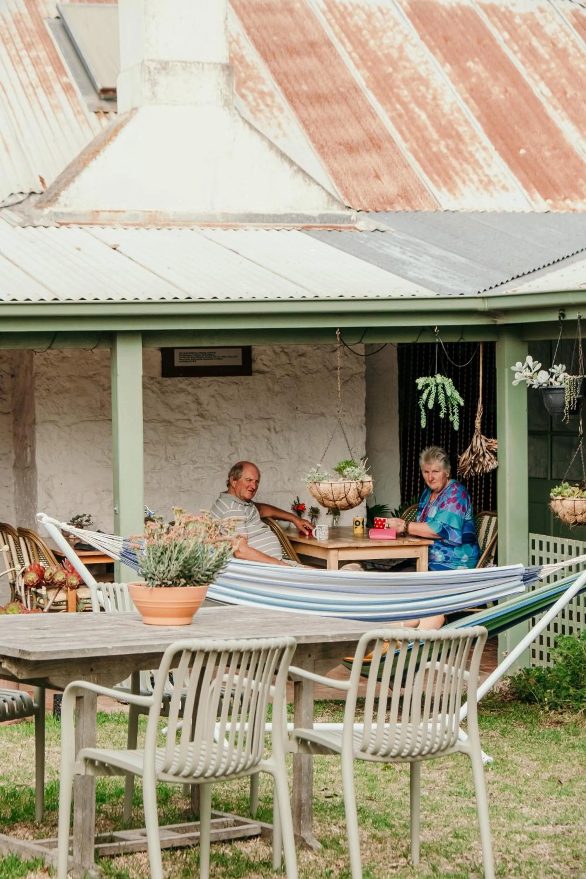 Garden in The Wandering Whale Port Fairy