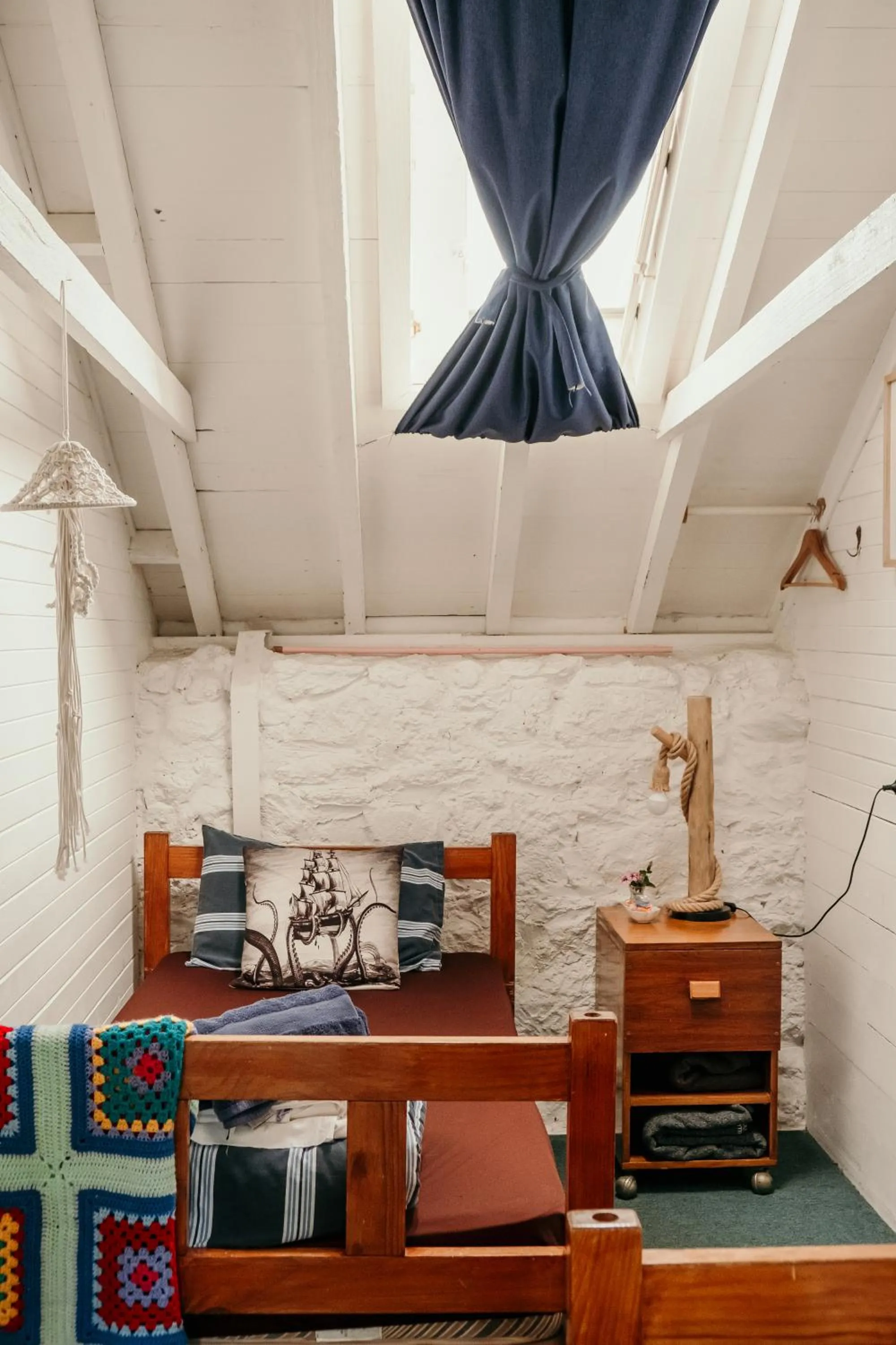 Bed in The Wandering Whale Port Fairy